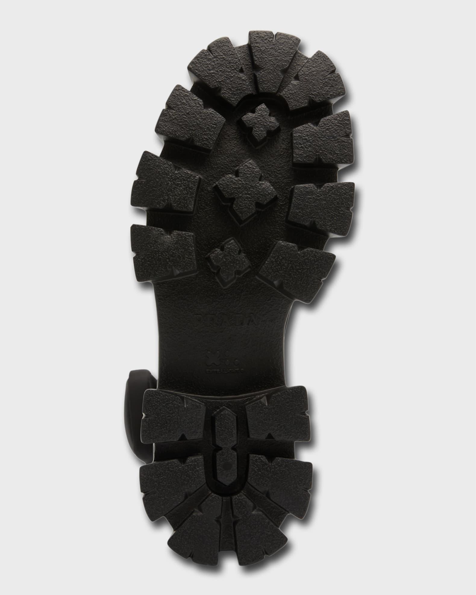 Men's Re-Nylon & Leather Zip Pocket Combat Boots Product Image