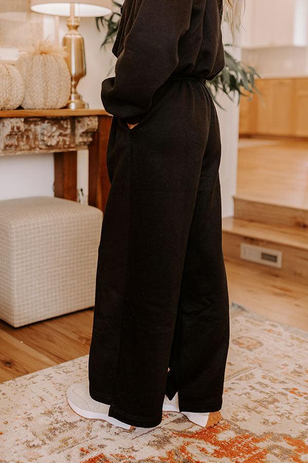 Crisp Morning High Waist Foldover Pants Product Image