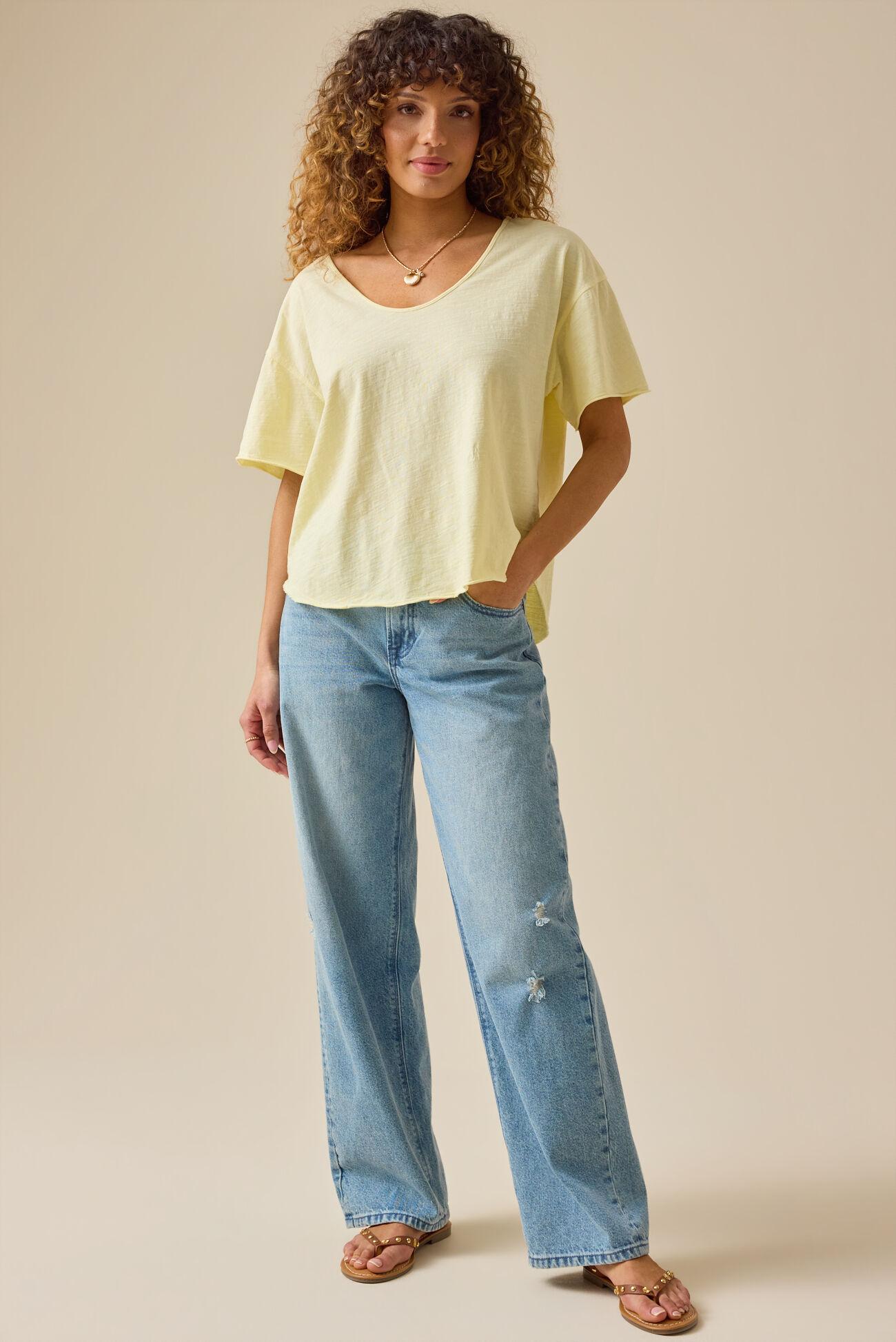 Hannah Slub Voop Tee Product Image