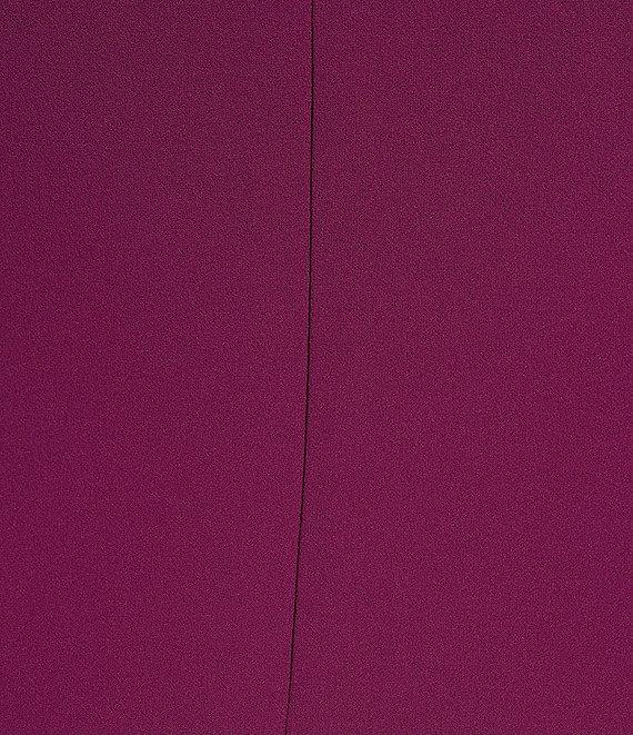 Investments Scuba Crepe Sleeveless V-Neck Fit and Flare Midi Dress Product Image