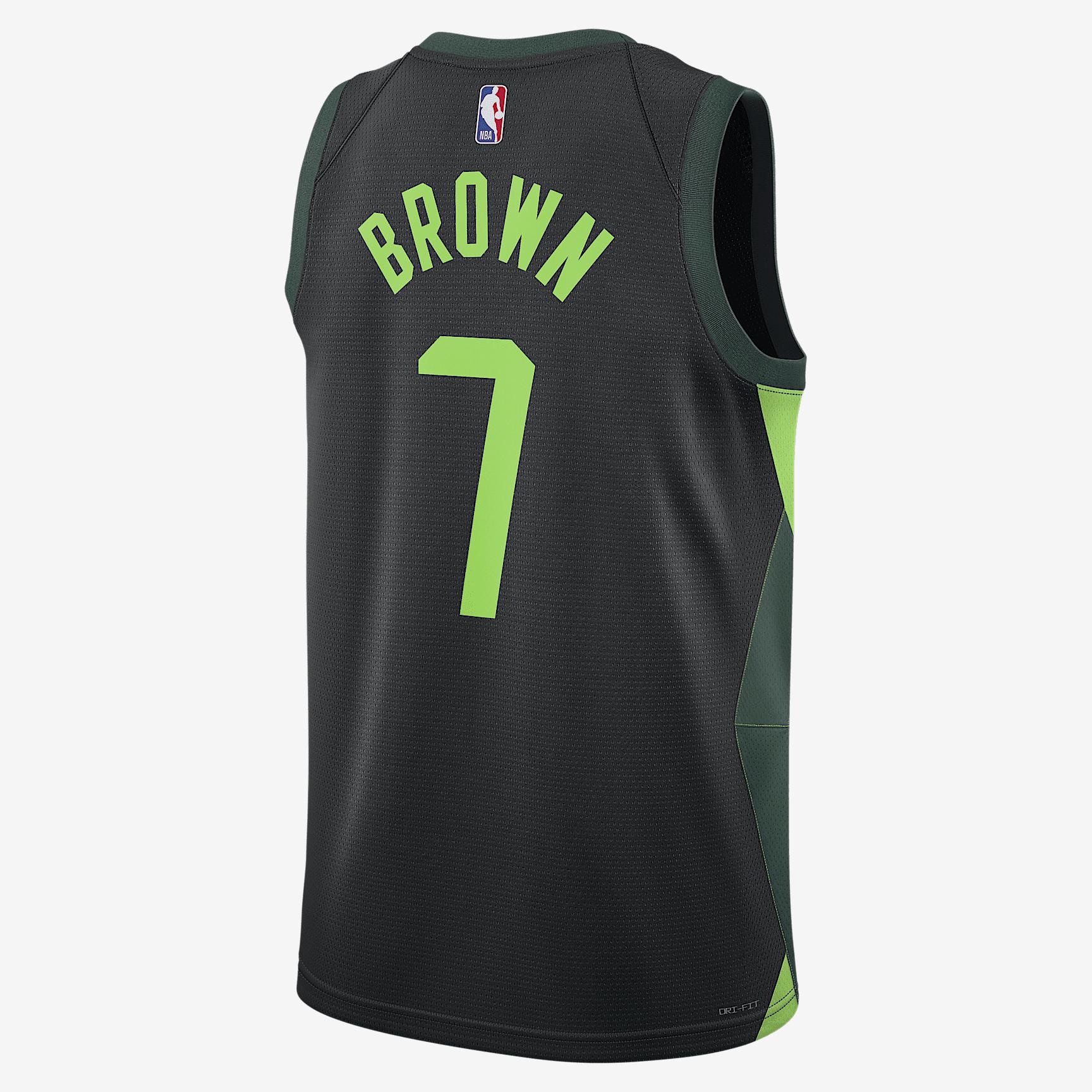 Jaylen Brown Boston Celtics 2024/25 City Edition Nike Men's Dri-FIT NBA Swingman Jersey Product Image