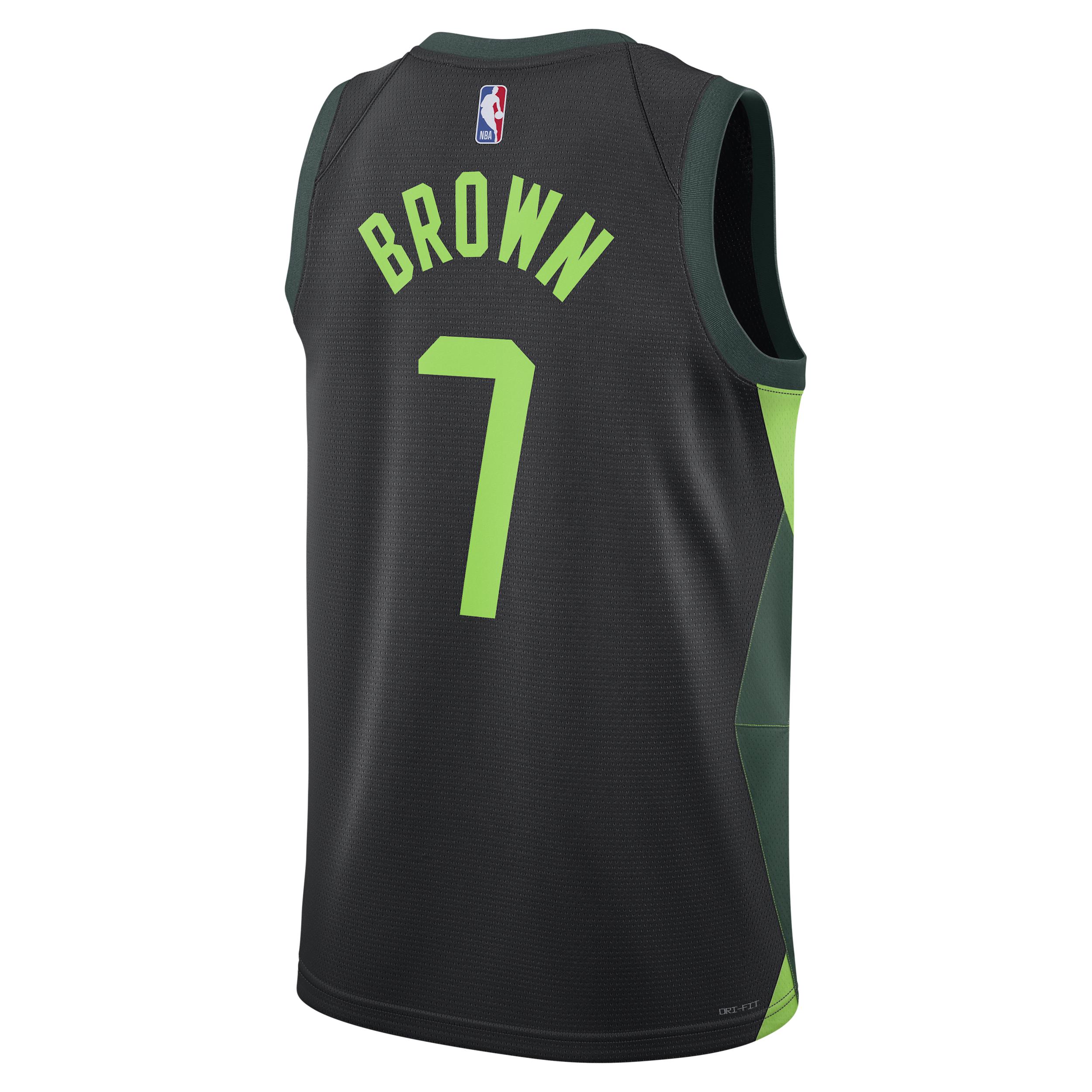 Jaylen Brown Boston Celtics 2024/25 City Edition Nike Men's Dri-FIT NBA Swingman Jersey Product Image
