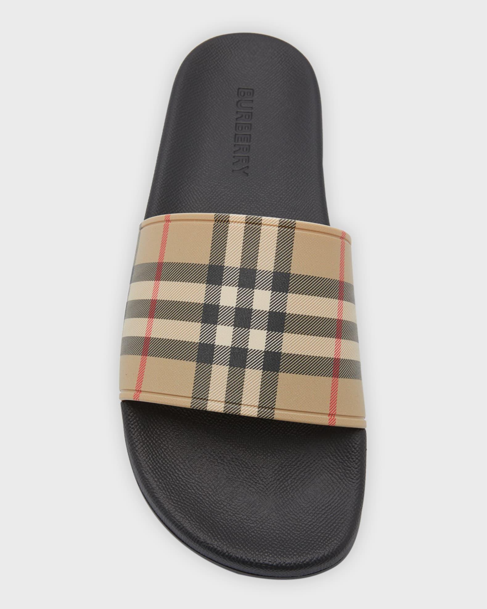 Mens Furley Check Slide Sandals Product Image