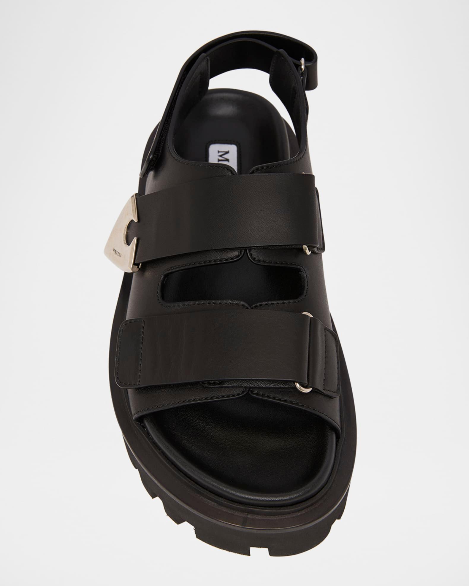 Leather Dual-Grip Platform Sandals Product Image