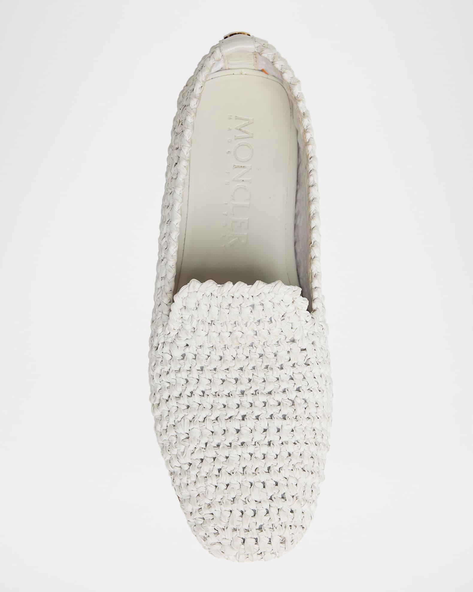 Woven Leather Loafers  Product Image