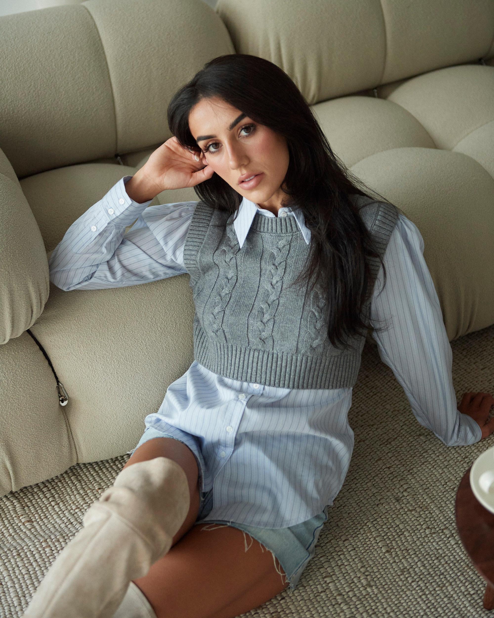 Flannery Layered Sweater Product Image