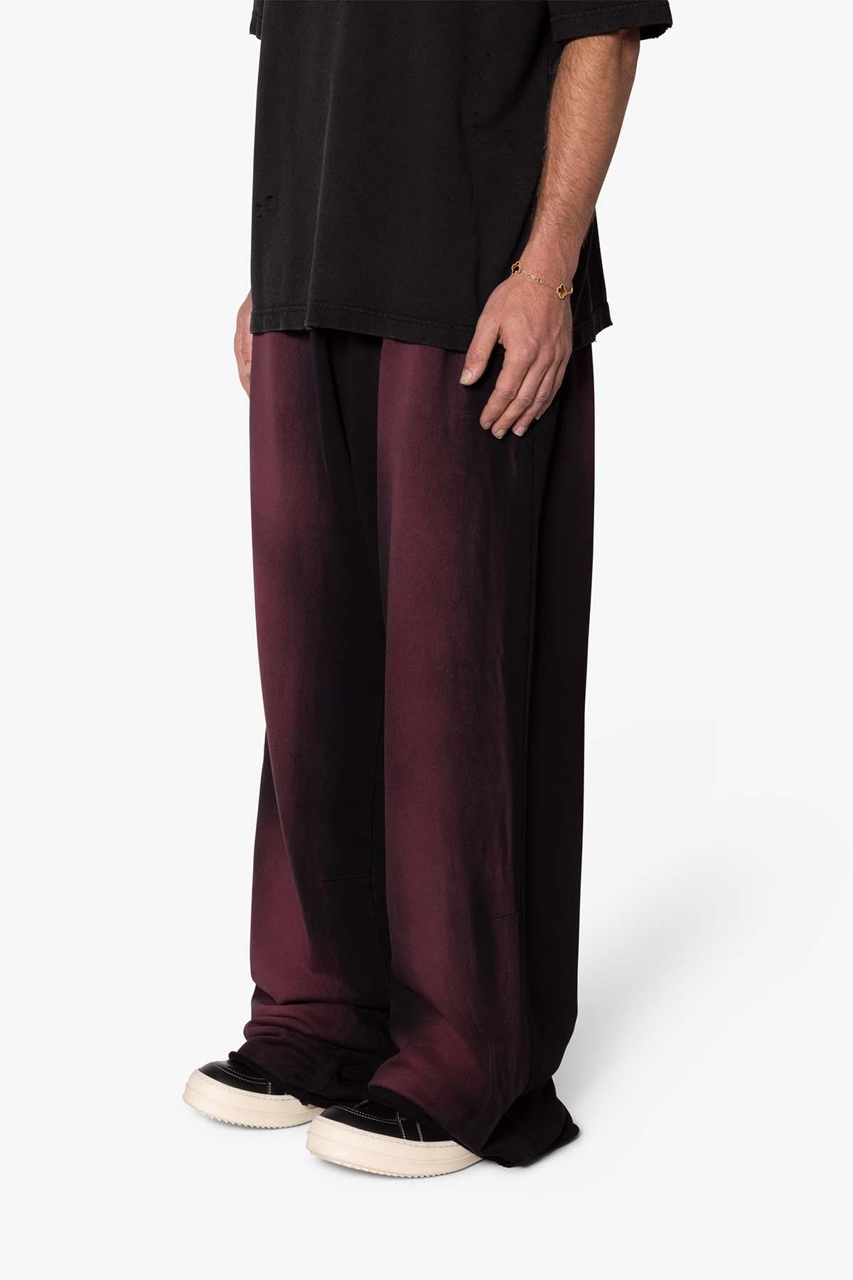 Sprayed Ultra Baggy Sweatpants - Plum Product Image
