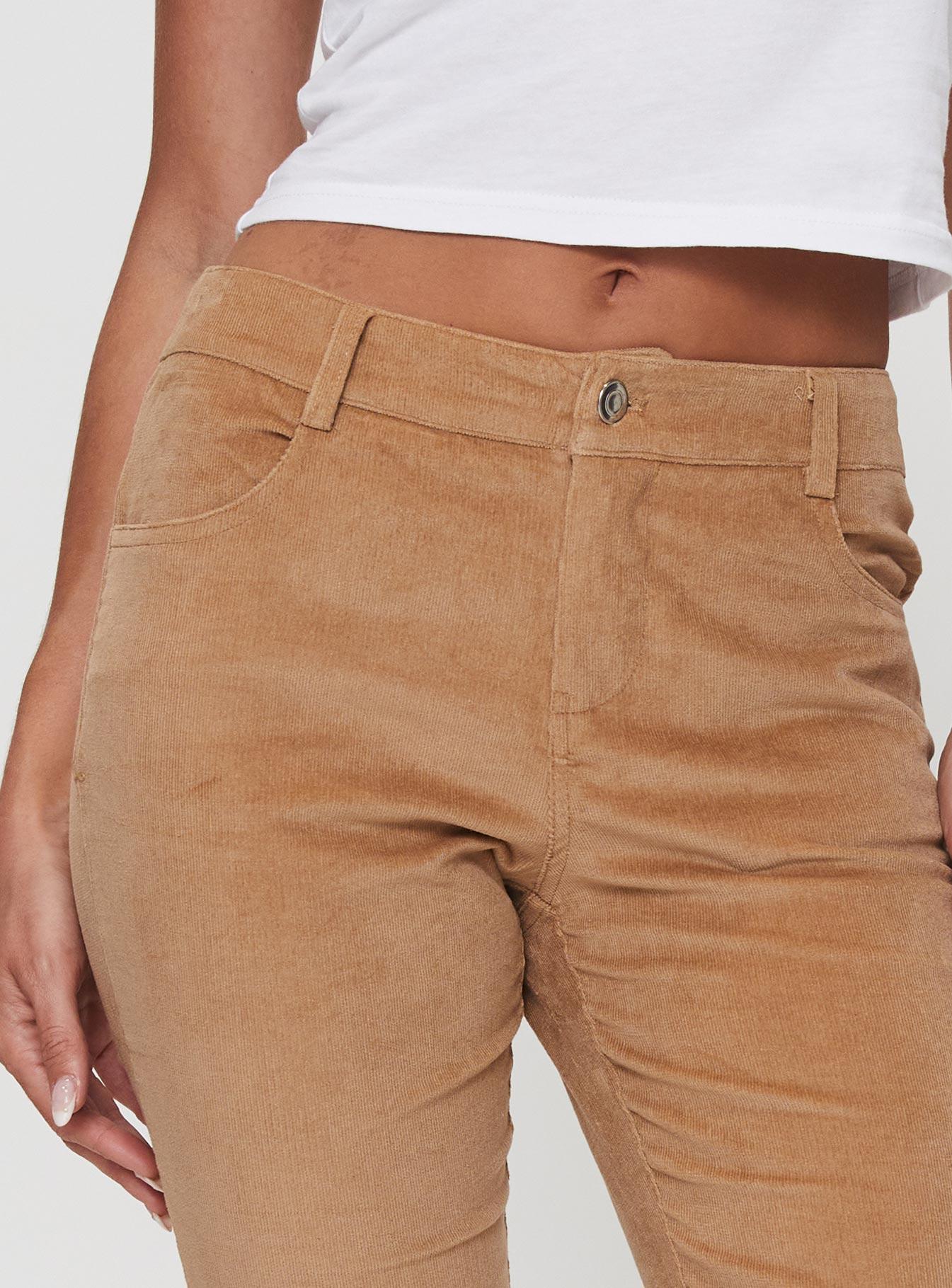 Troubadour Low Waist Jeans Tan Product Image