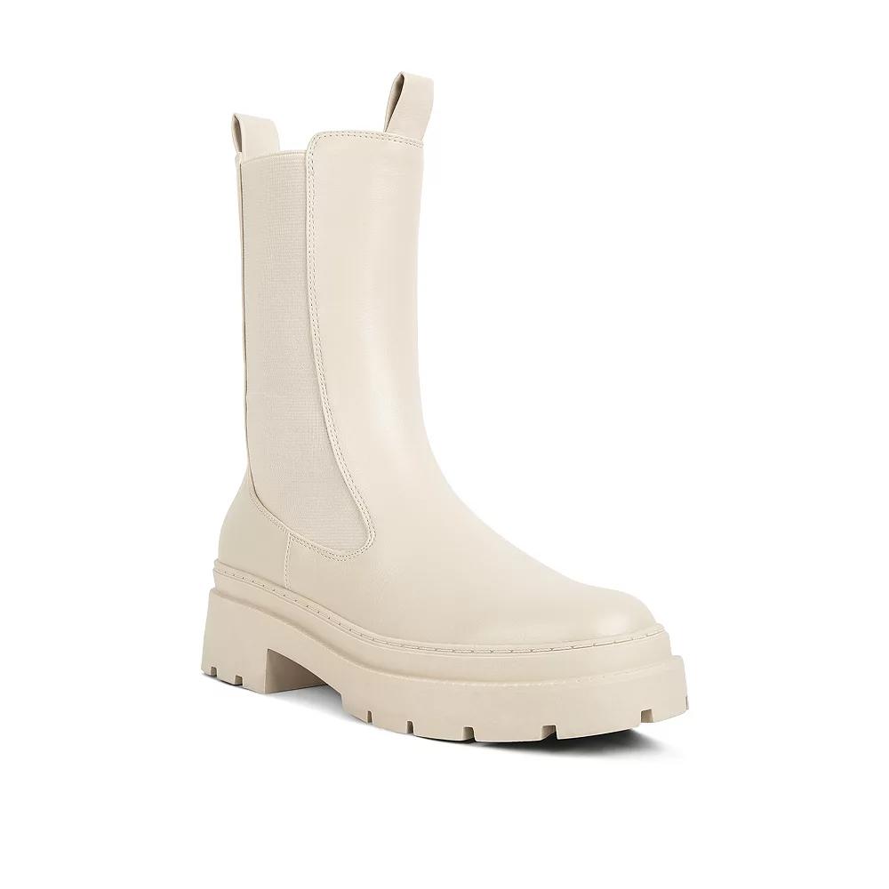 London Rag Jolt Women's Chelsea Boots, Size: 6, Beige Product Image