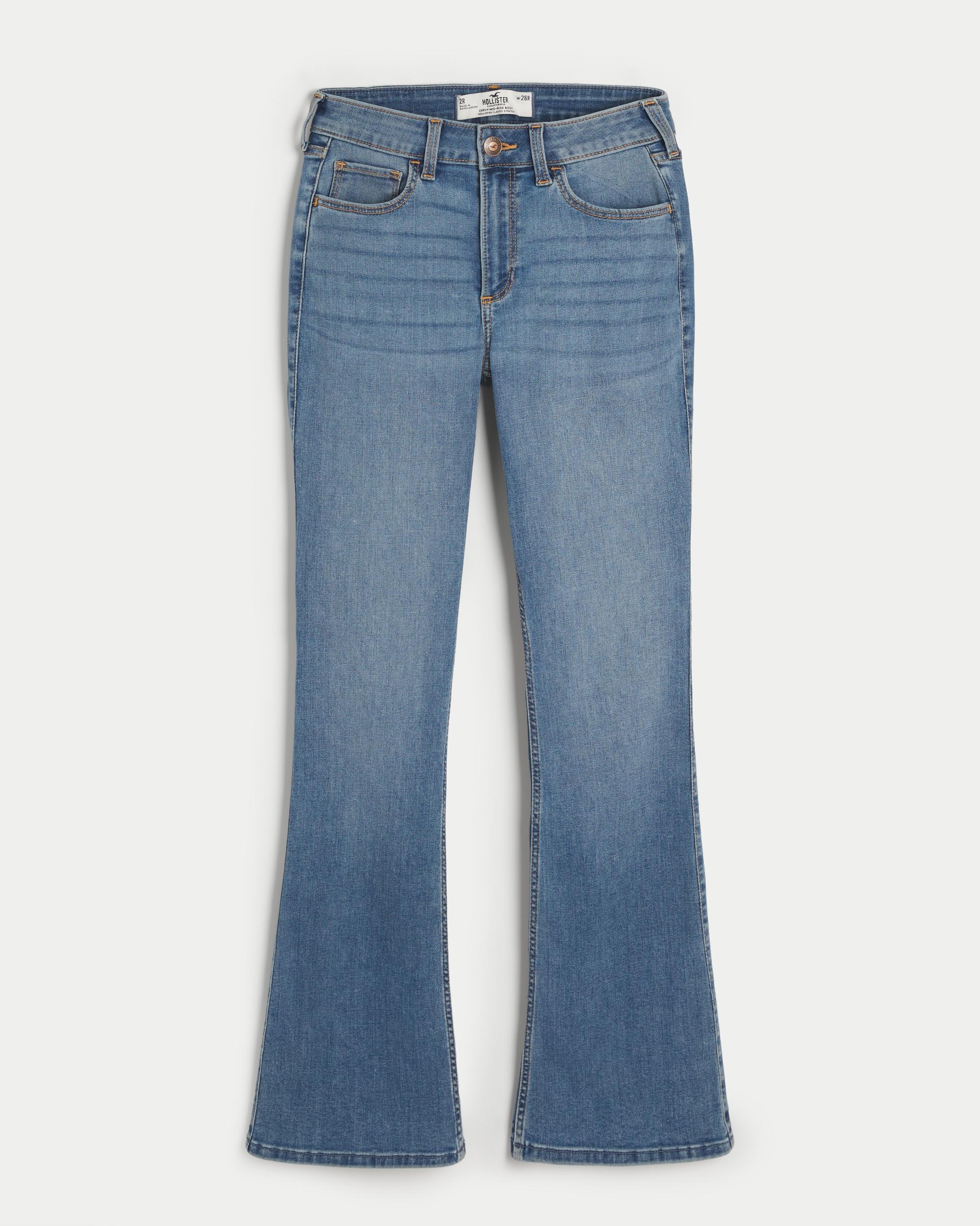 Curvy Mid-Rise Medium Wash Boot Jeans Product Image