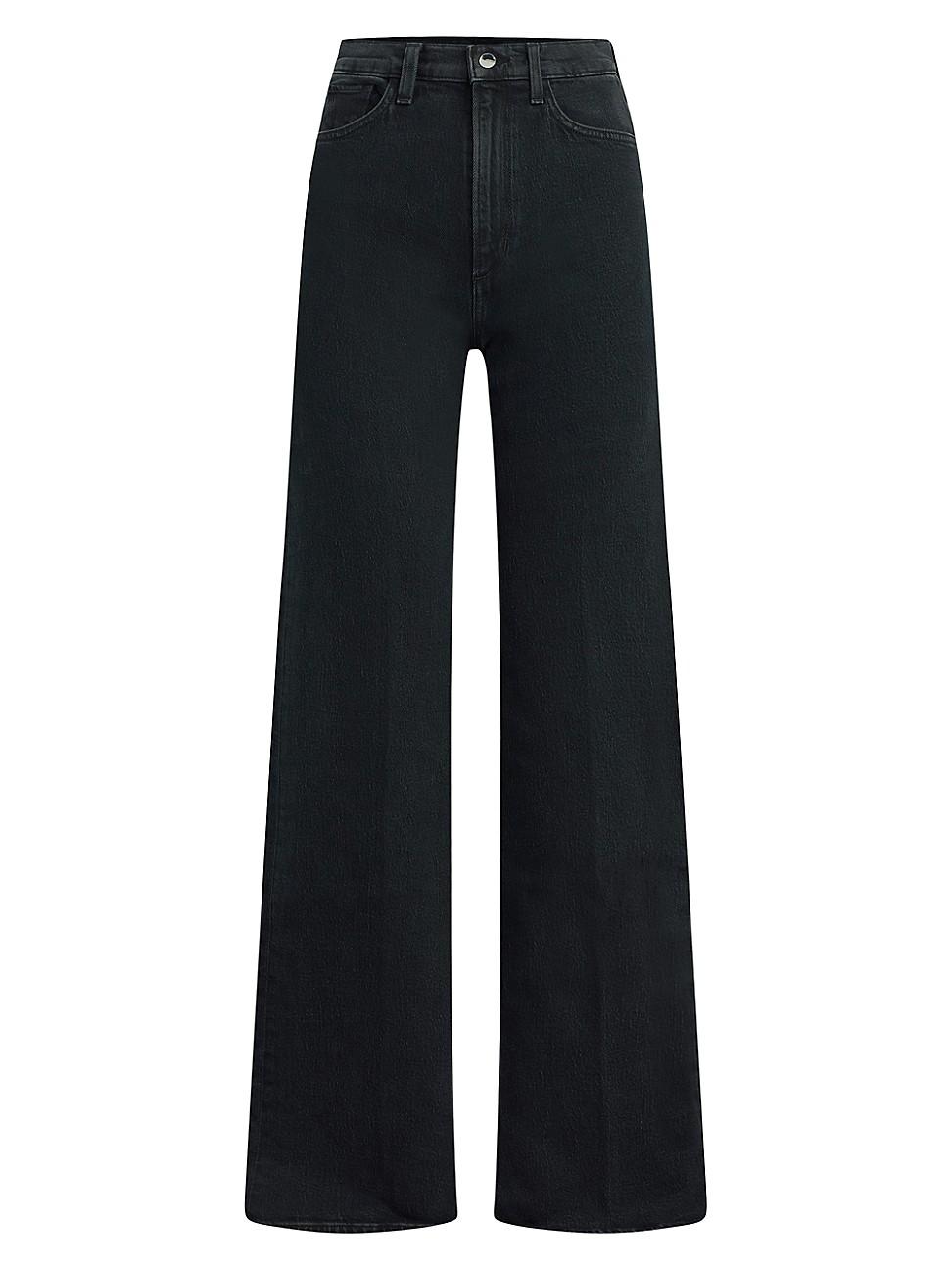 Womens The Mia High-Rise Wide-Leg Jeans Product Image