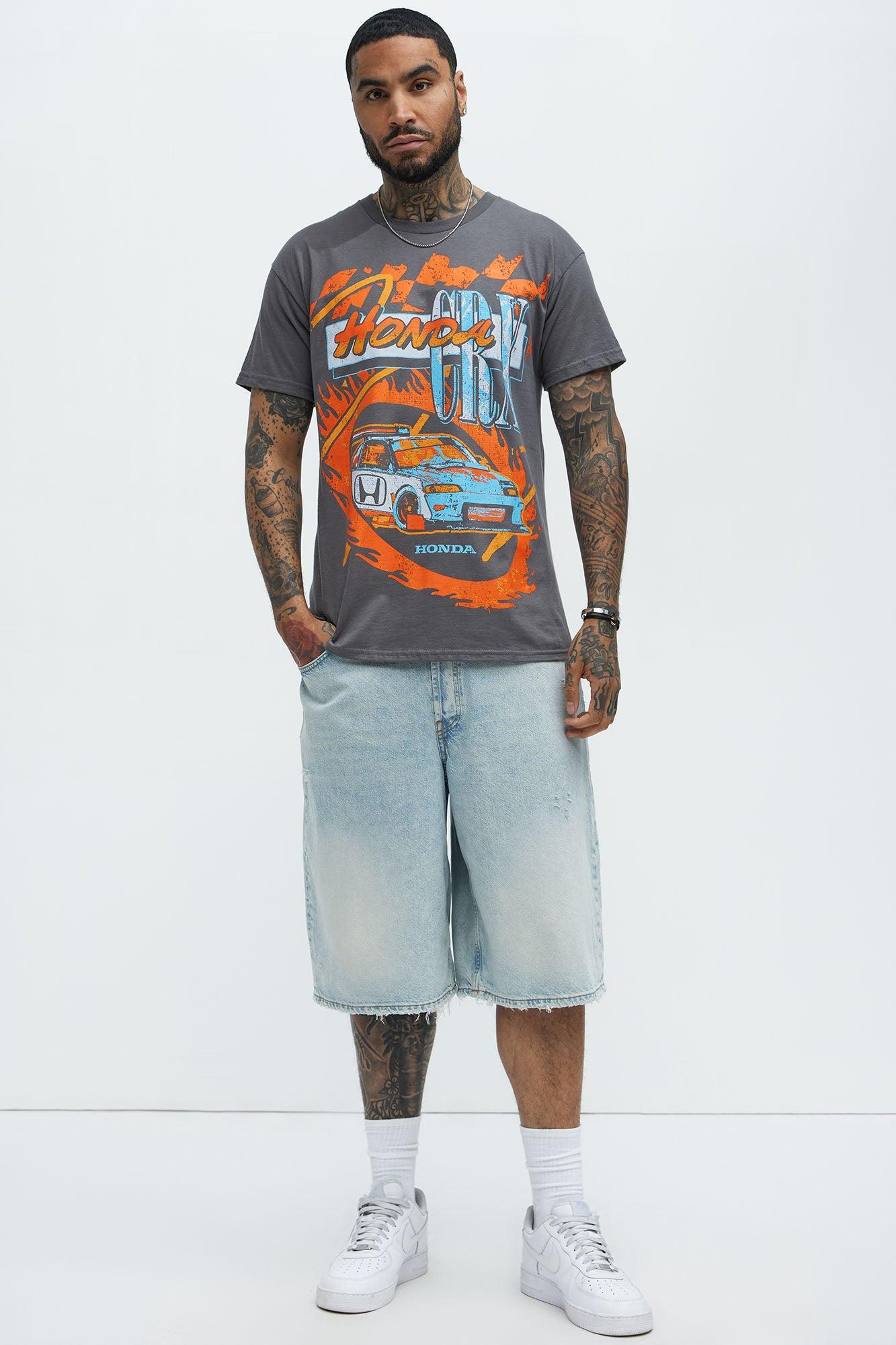 Honda Racing CRX Short Sleeve Tee - Charcoal Product Image
