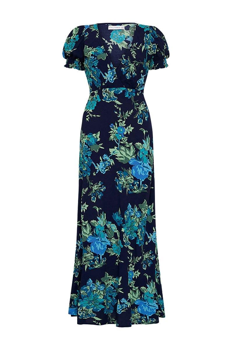 Reis Maxi Dress Escala Floral Navy - Final Sale Product Image