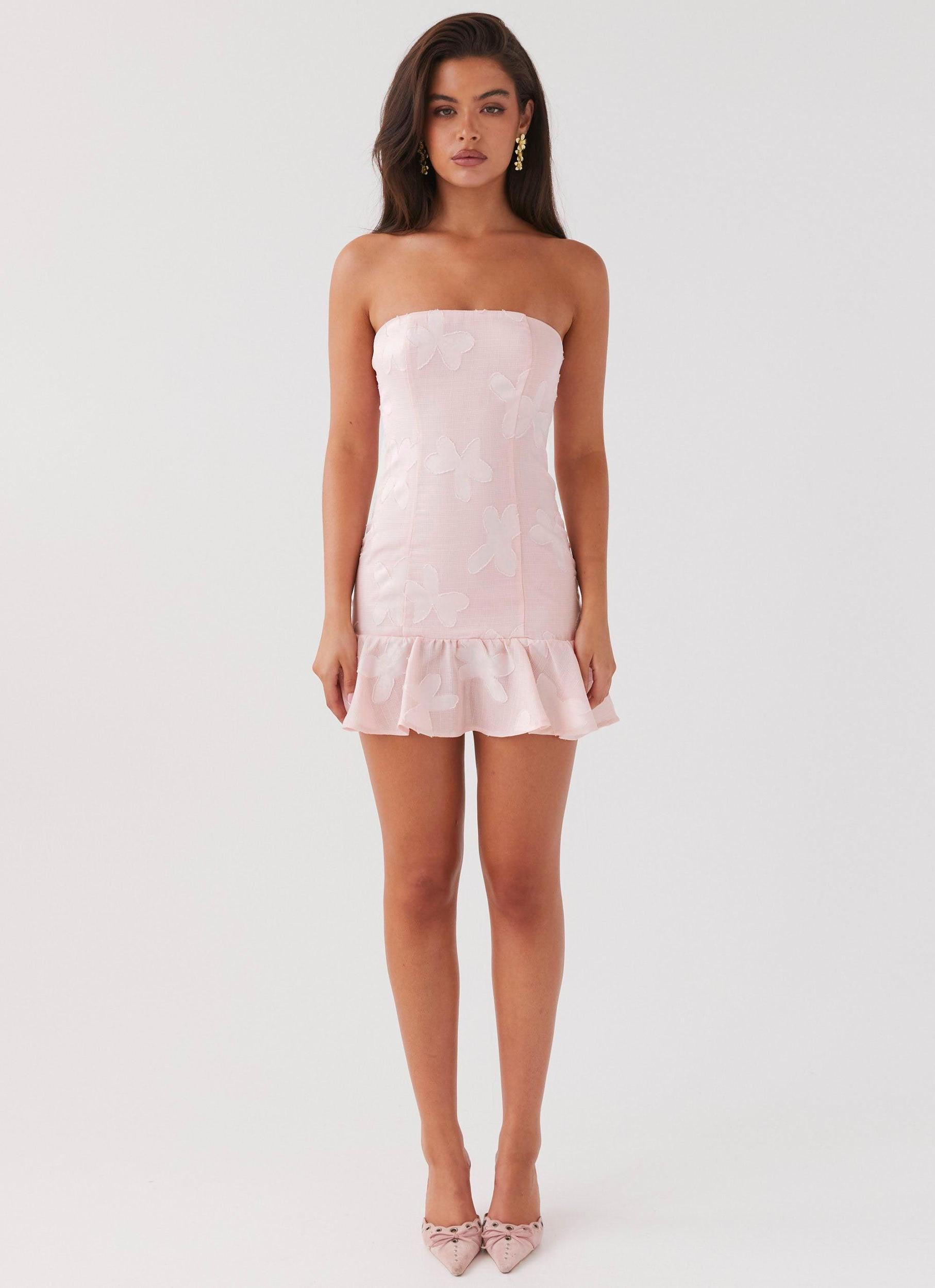 Young Heart Mini Dress - Pink Petal Product Image