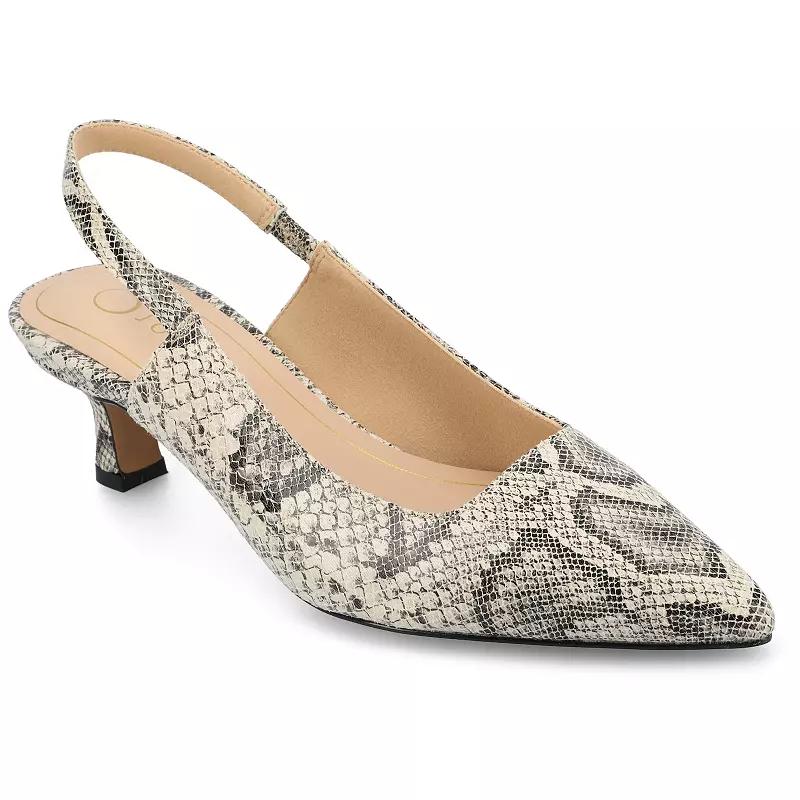 Journee Paulina Women's Slingback Heels,  Product Image