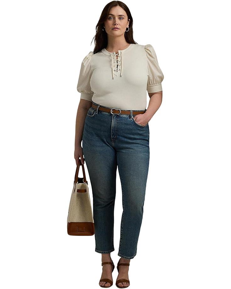 Plus Size Grieta Short Sleeve T-Shirt Product Image
