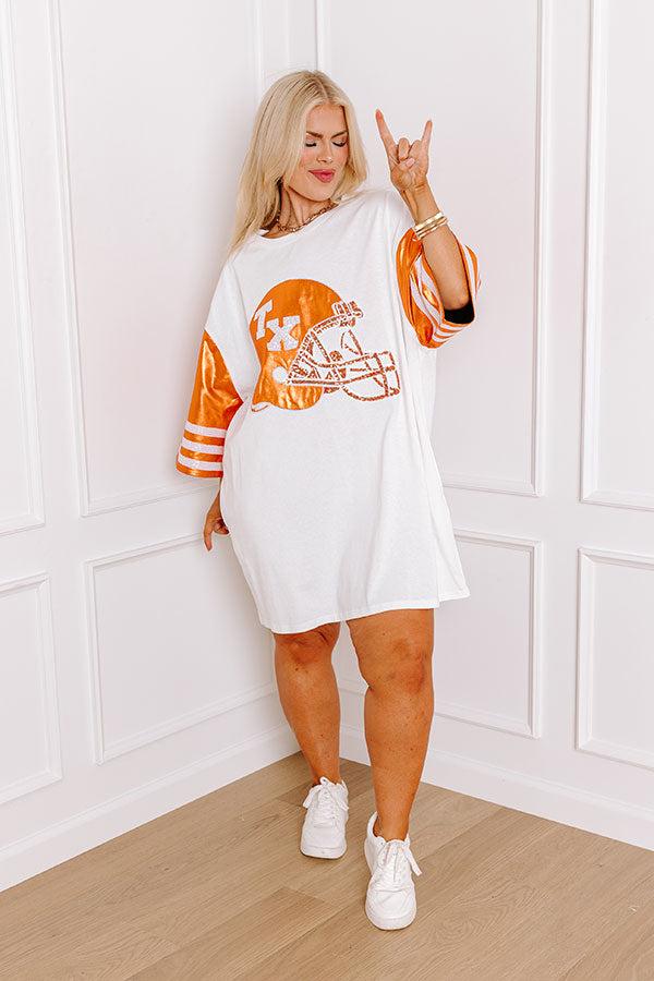 State Pride Sequin Mini Dress in Texas Curves Product Image