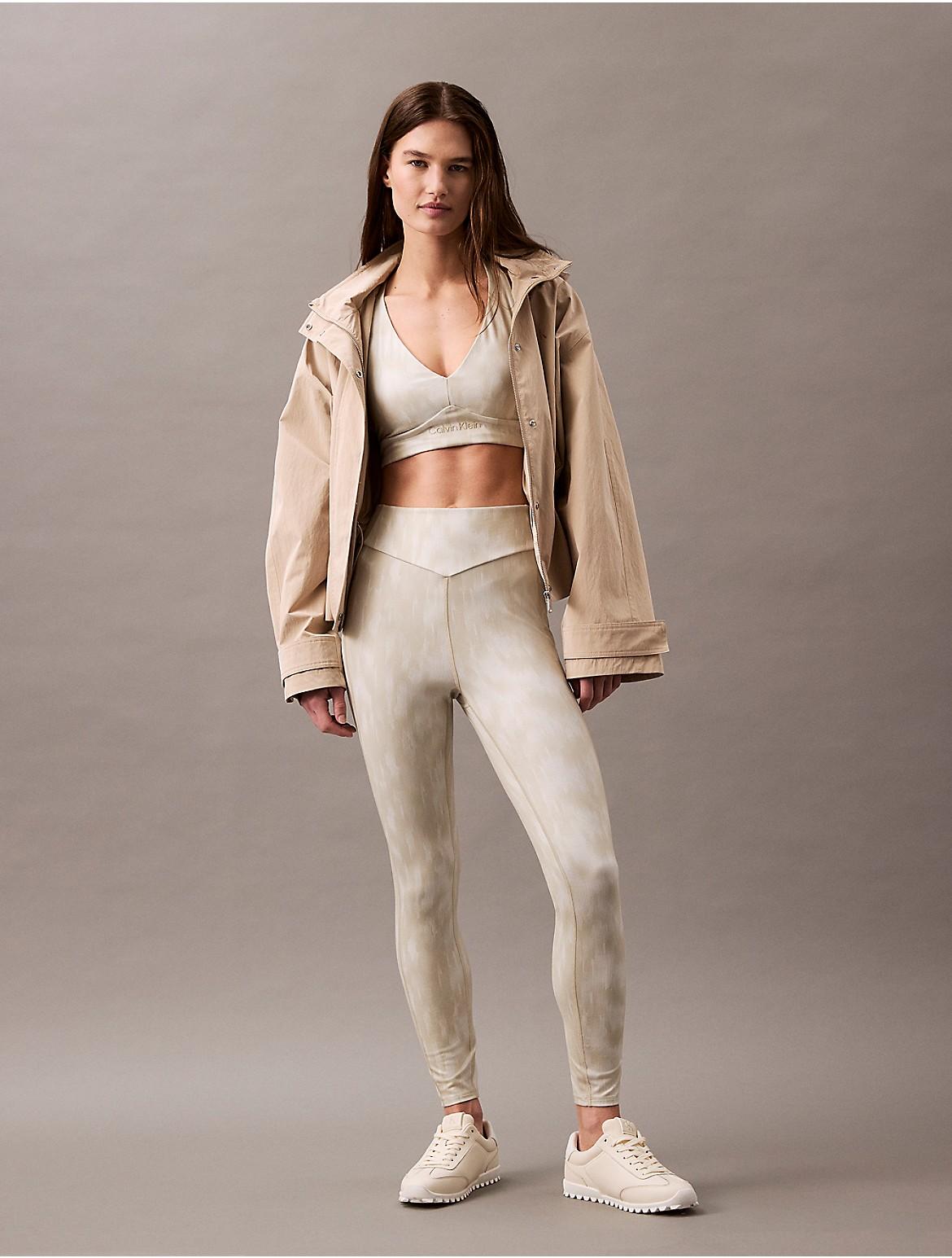 Calvin Klein Womens Soft Stretch Sport 7/8 Leggings - Blue Product Image