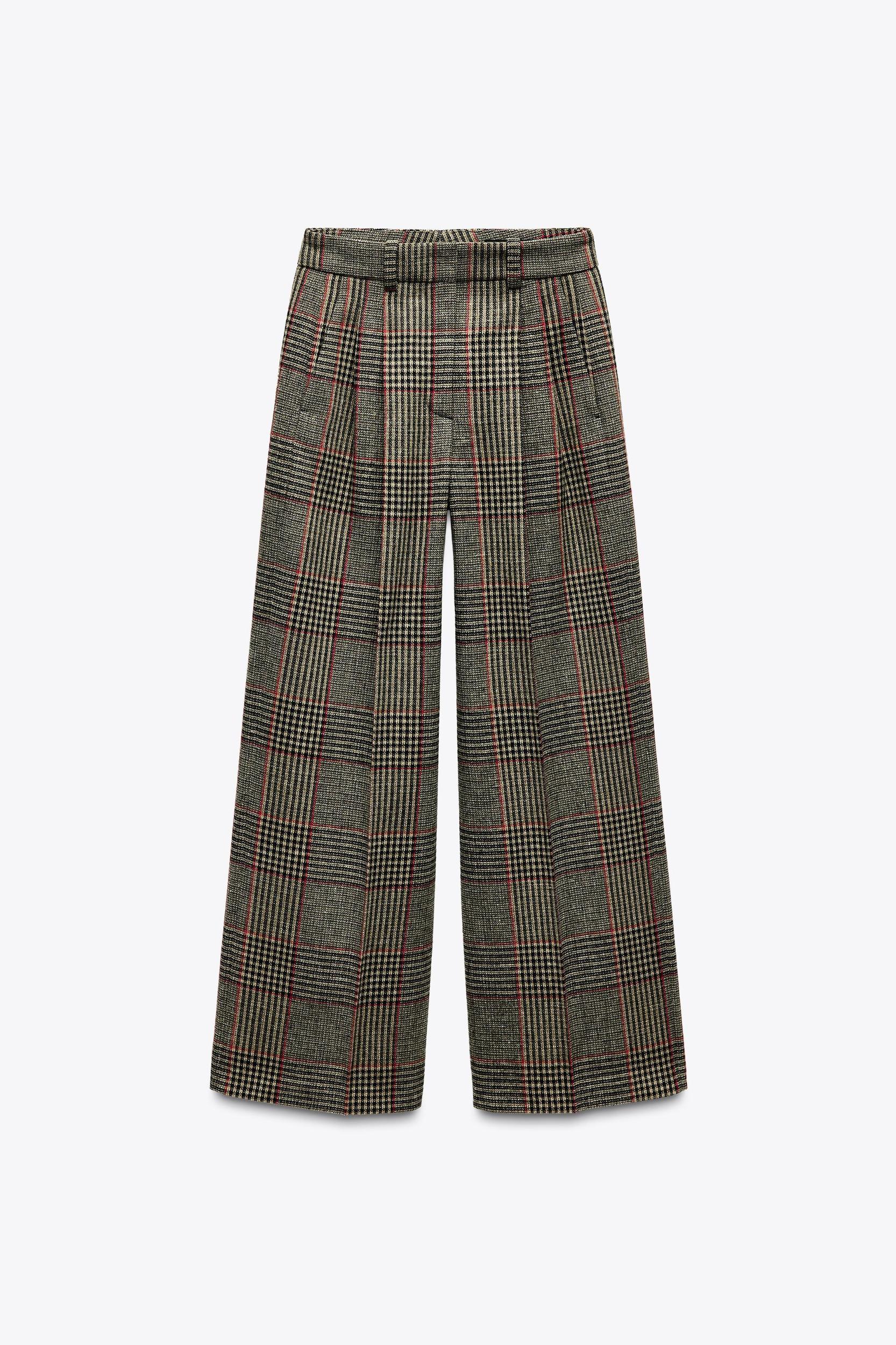 PLAID PANTS ZW COLLECTION Product Image