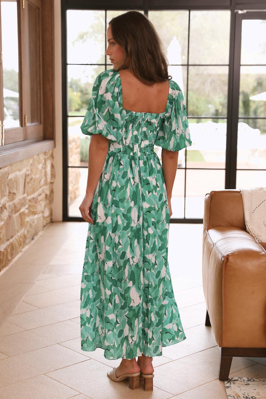Soulmate Maxi Dress Green Product Image