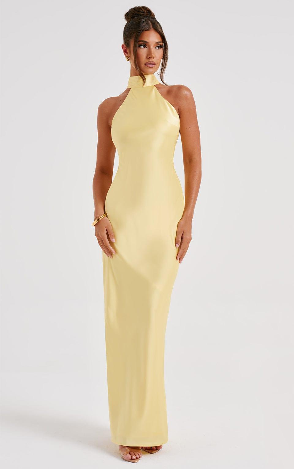 Etta Maxi Dress - Lemon Product Image