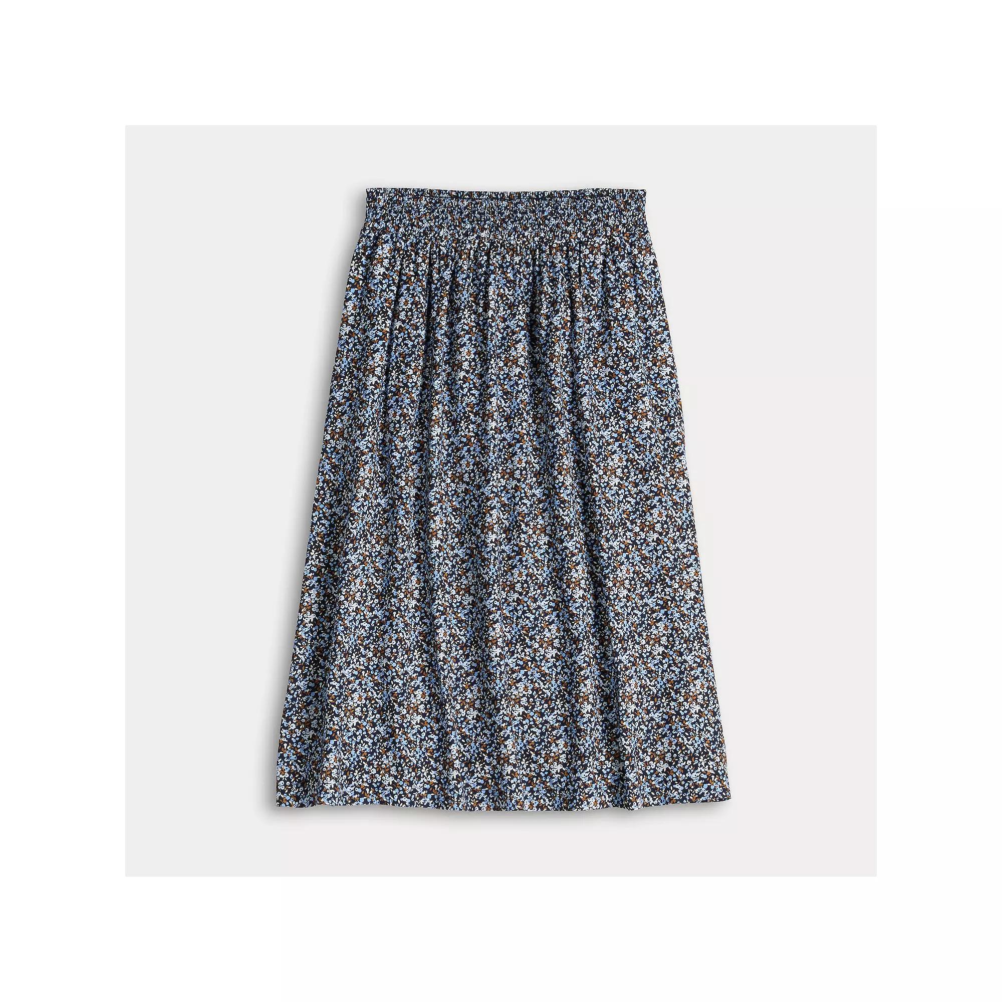 Women's Croft & Barrow® Elastic Waist Midi Skirt,  Product Image