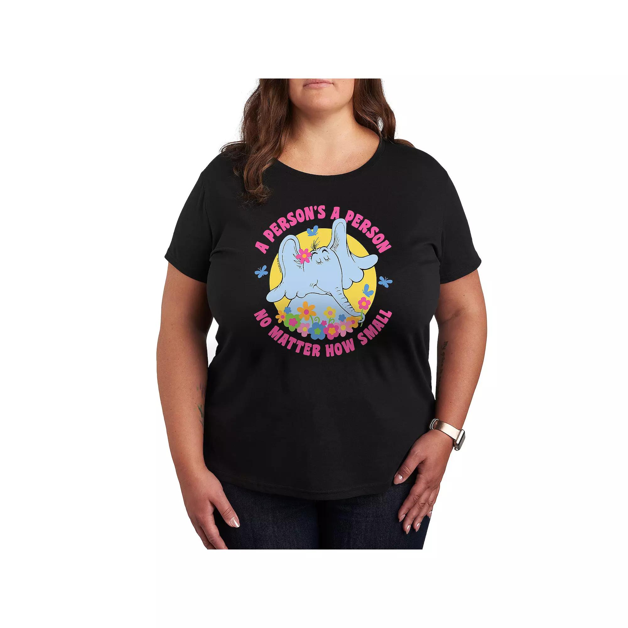 Plus Dr. Seuss A Person's A Person Graphic Tee, Women's,  Product Image
