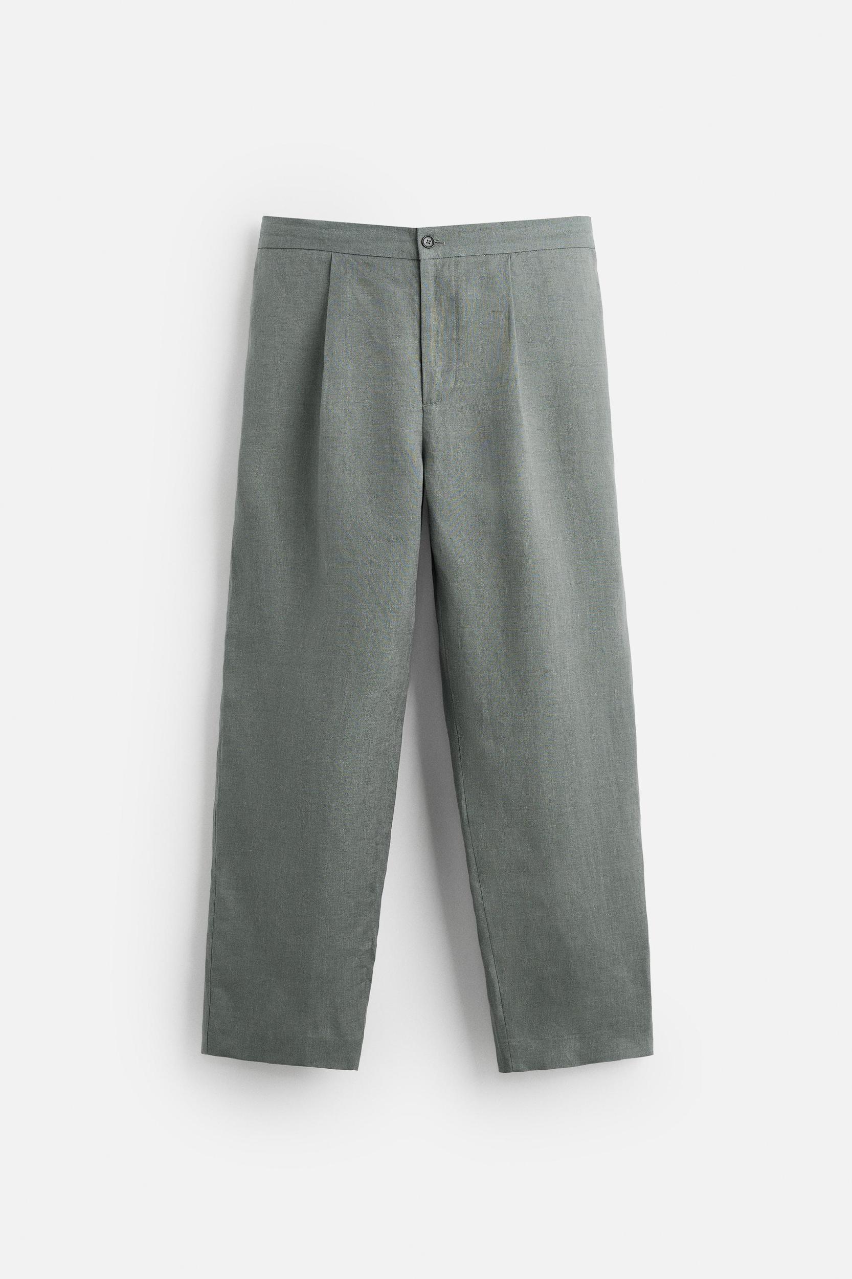 100% LINEN SUIT PANTS Product Image