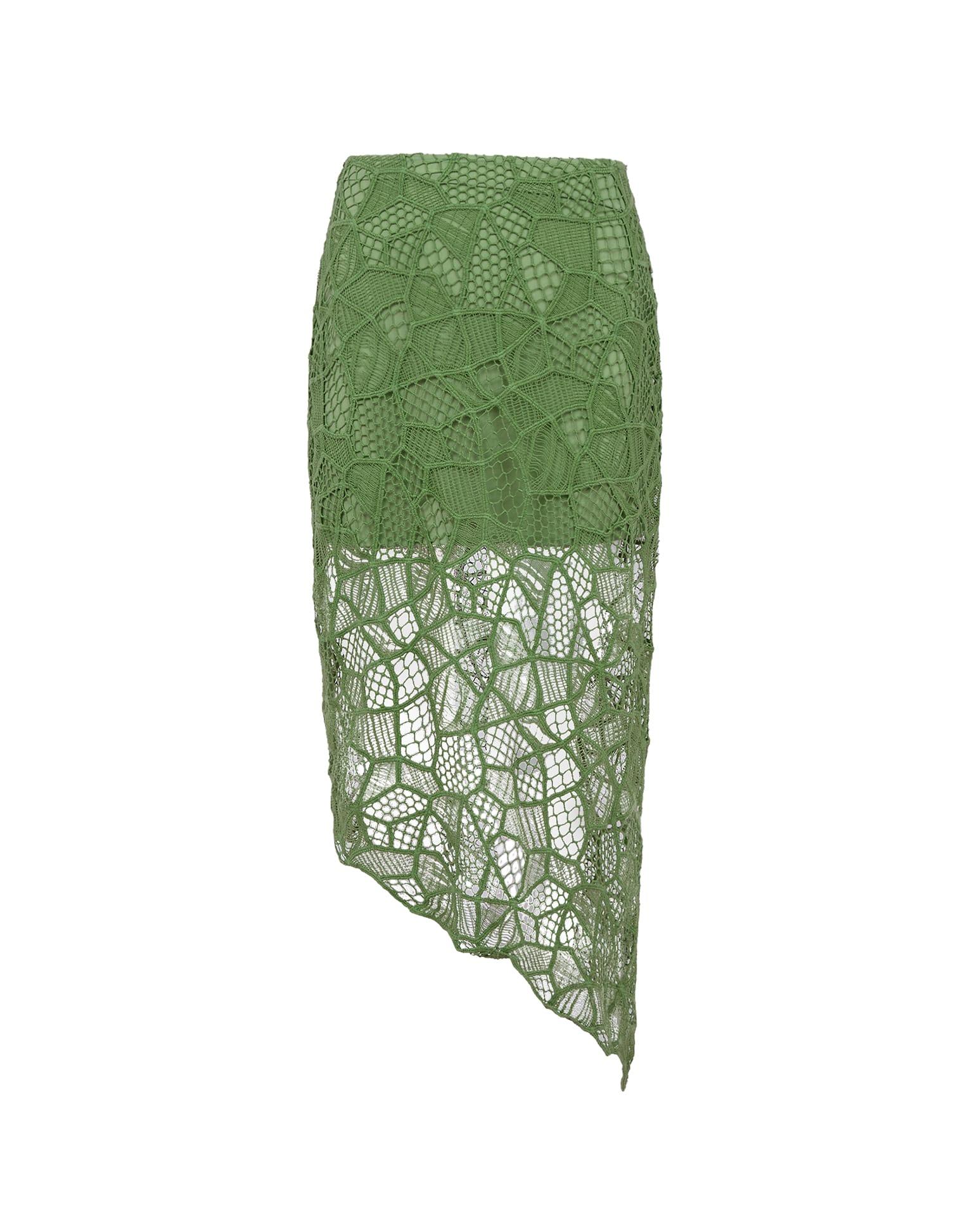 Hollie Midi Skirt - Aloe Product Image