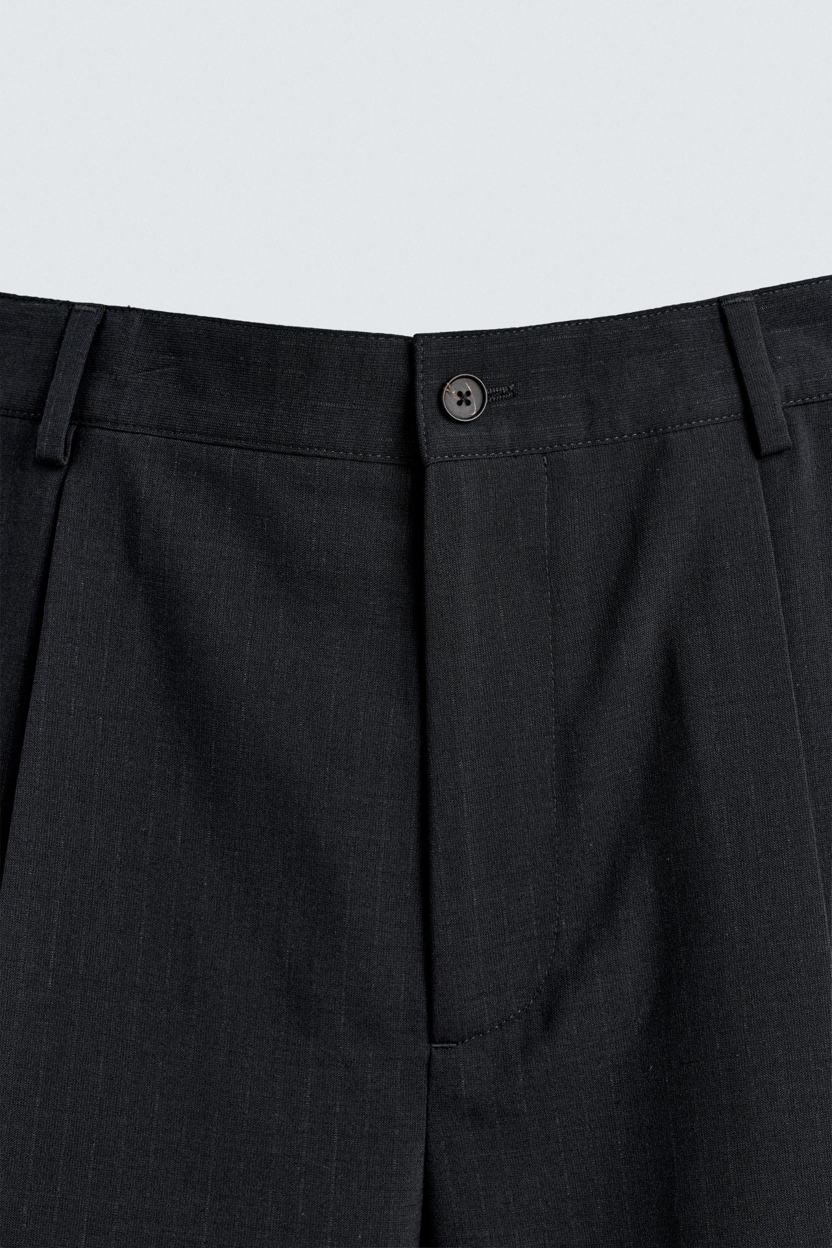 STRIPED SUIT PANTS Product Image