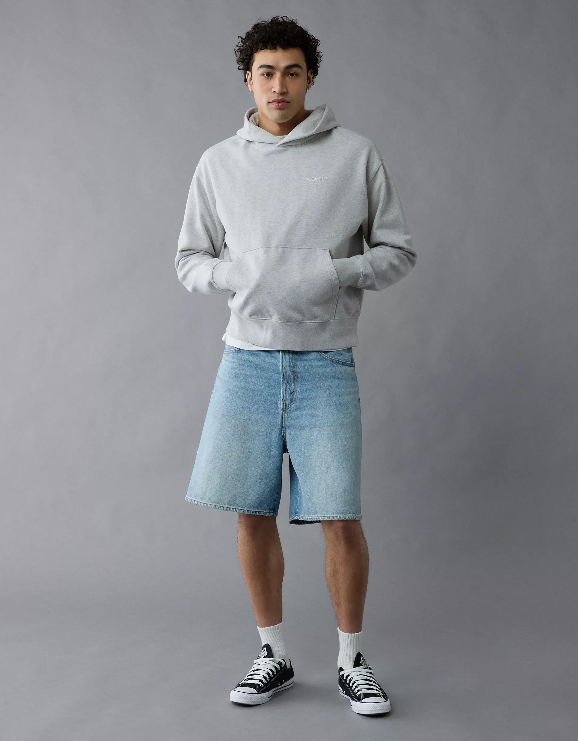 AE Laidback Luxe Heavyweight Logo Hoodie Product Image