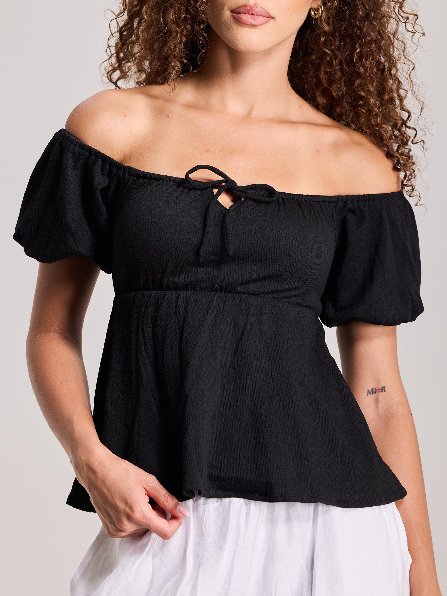 Milkmaid Puff Sleeve Off The Shoulder Product Image