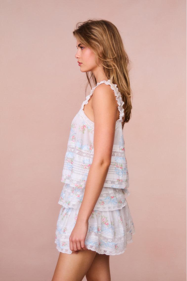 Ruffle Mini Rosa Beaux Skirt Product Image