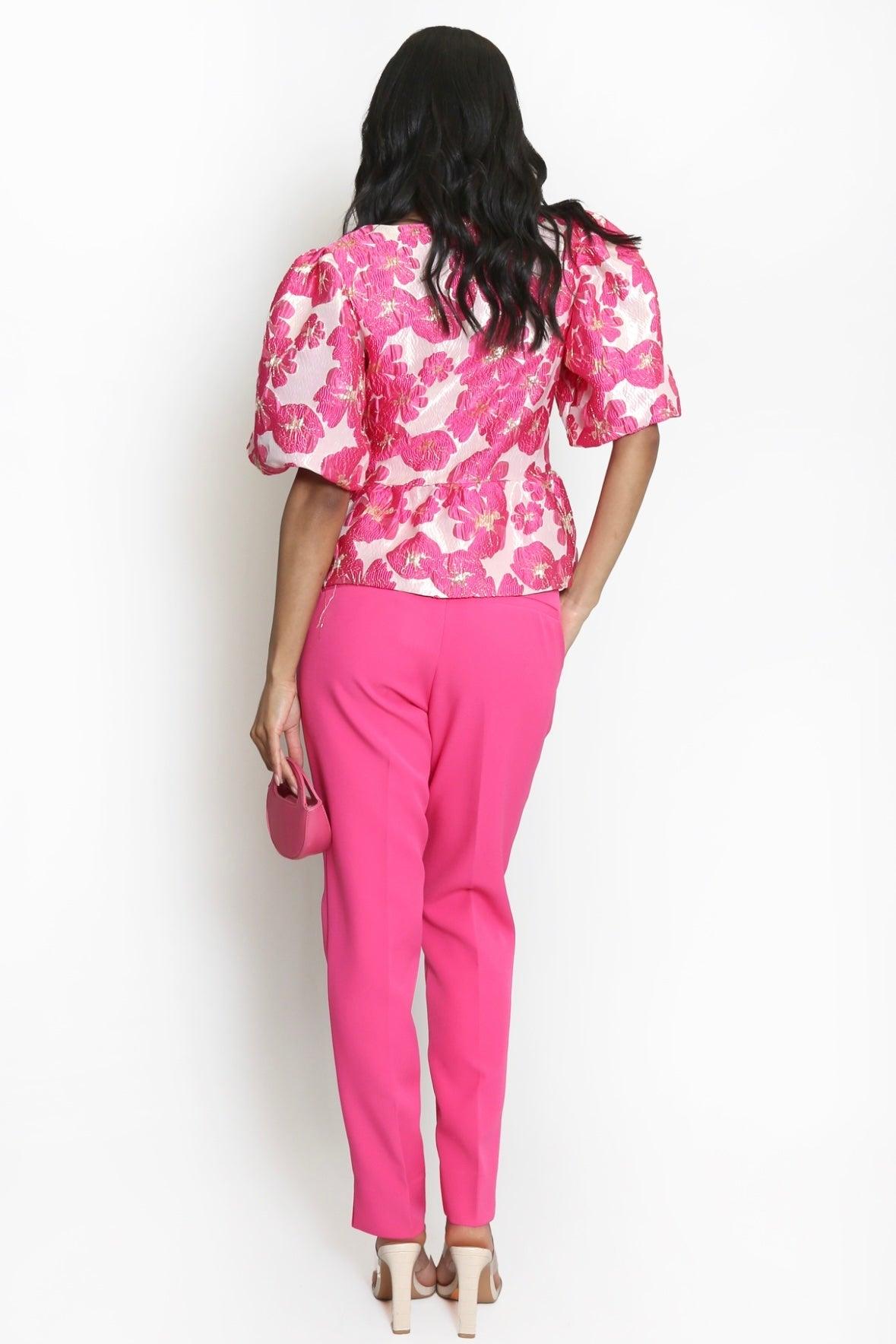 AURELIA PEPLUM BLOUSE Product Image