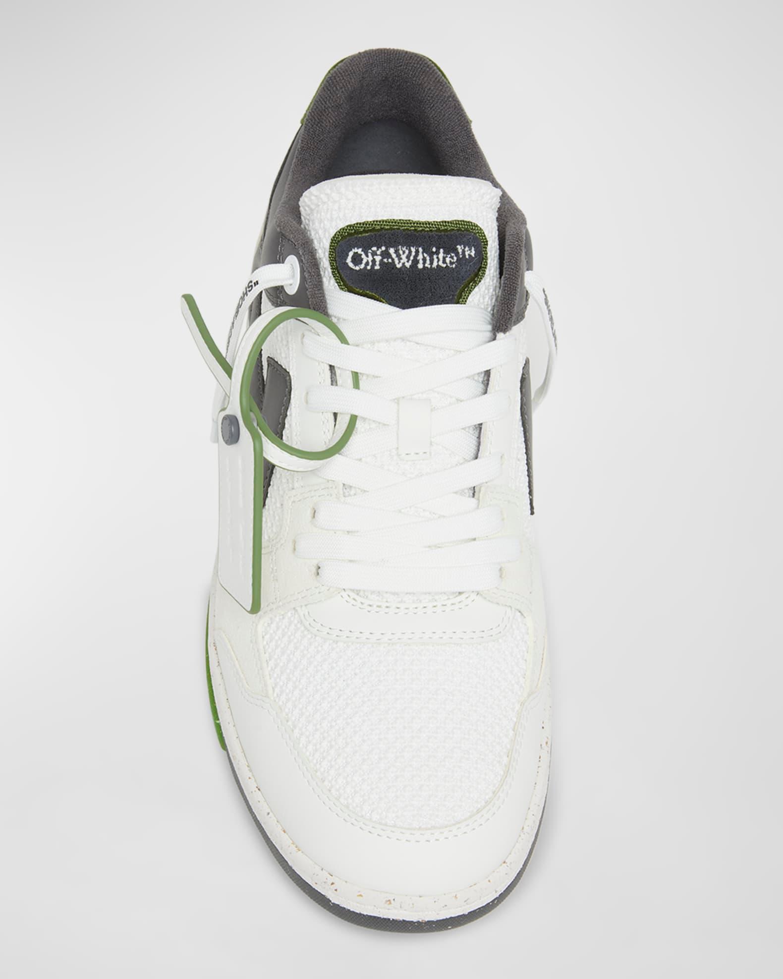 Men's Slim Out Of Office Mesh and Leather Low-Top Sneakers Product Image