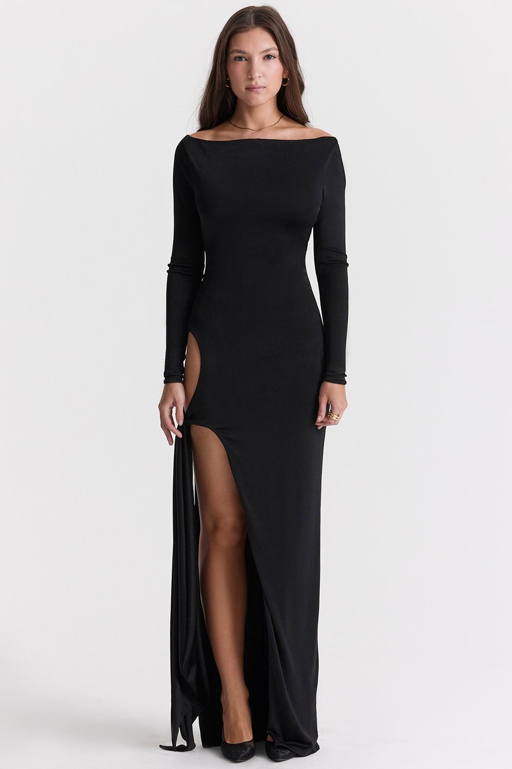 Marella  black cutout maxi dress Product Image