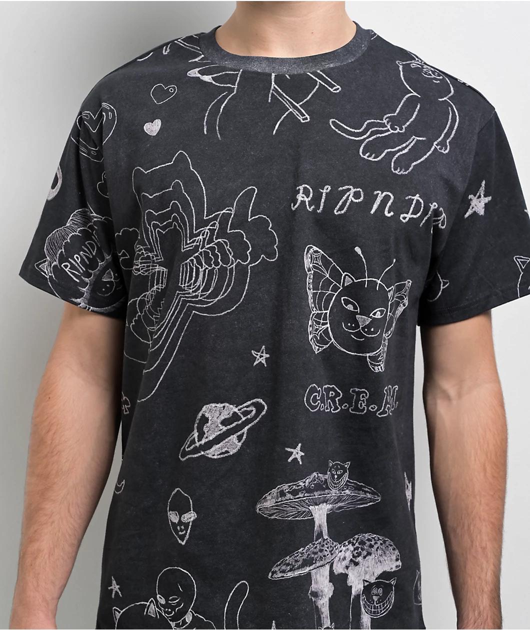 RIPNDIP Nermal Domination Black T-Shirt Product Image