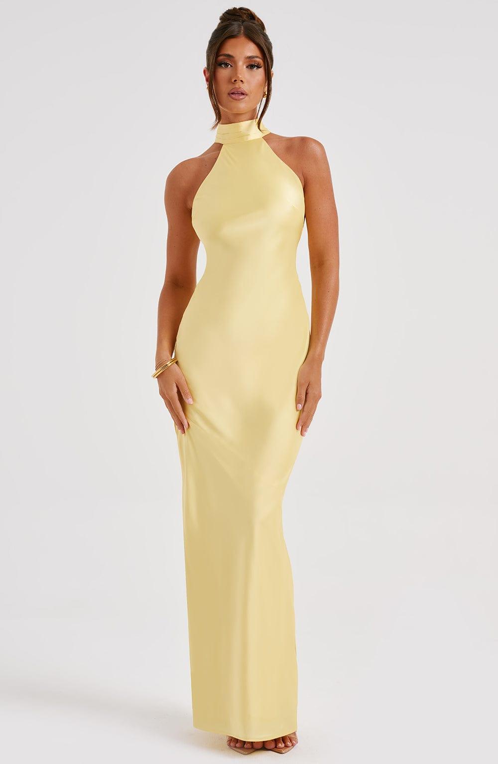 Etta Maxi Dress - Lemon Product Image