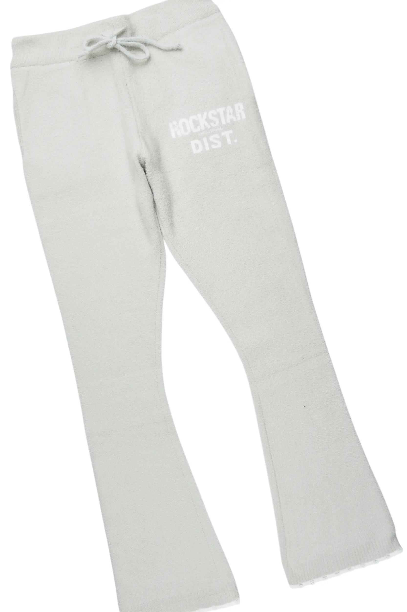 Lake Grey Mohair Knit Track Set Male Product Image