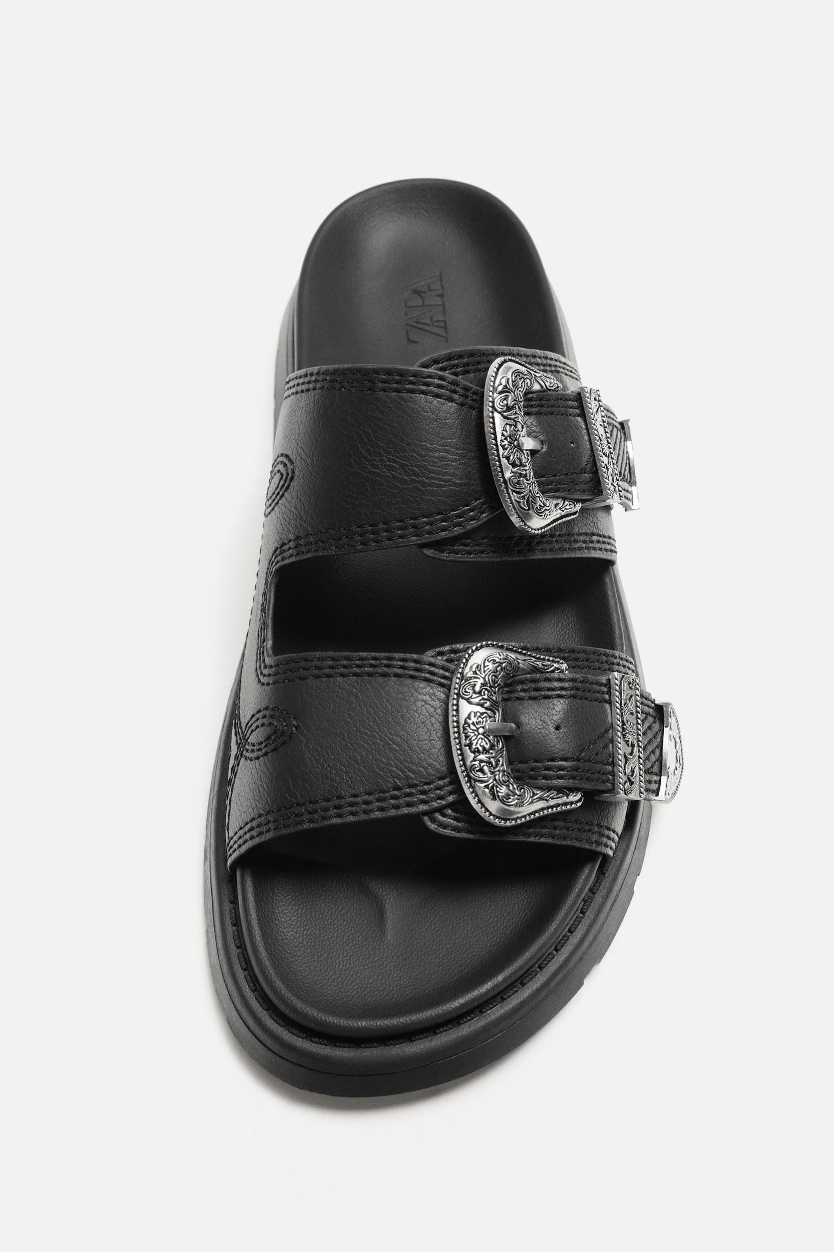 DOUBLE STRAP SANDALS Product Image