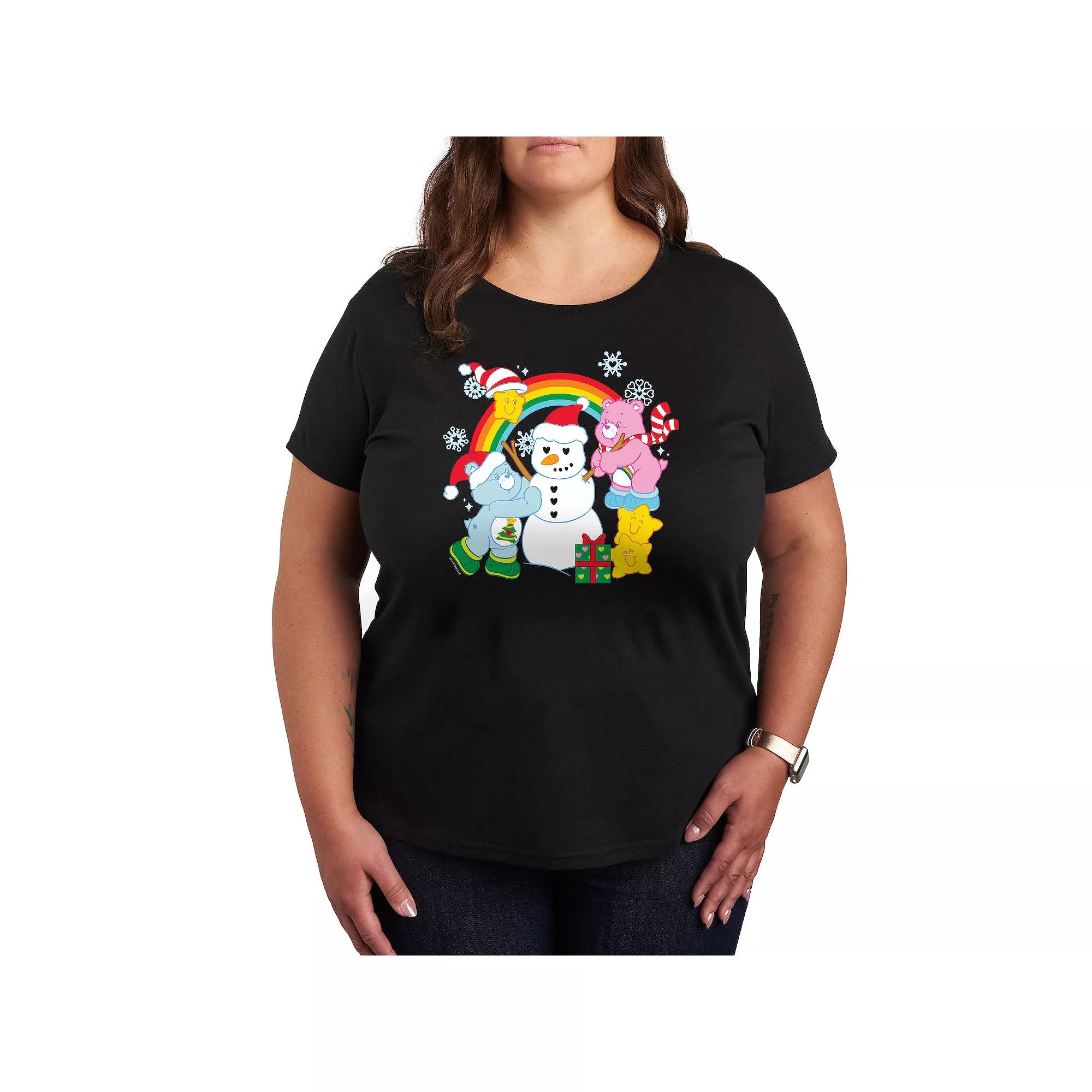 Plus Care Bears Snowman Graphic Tee, Women's,  Product Image