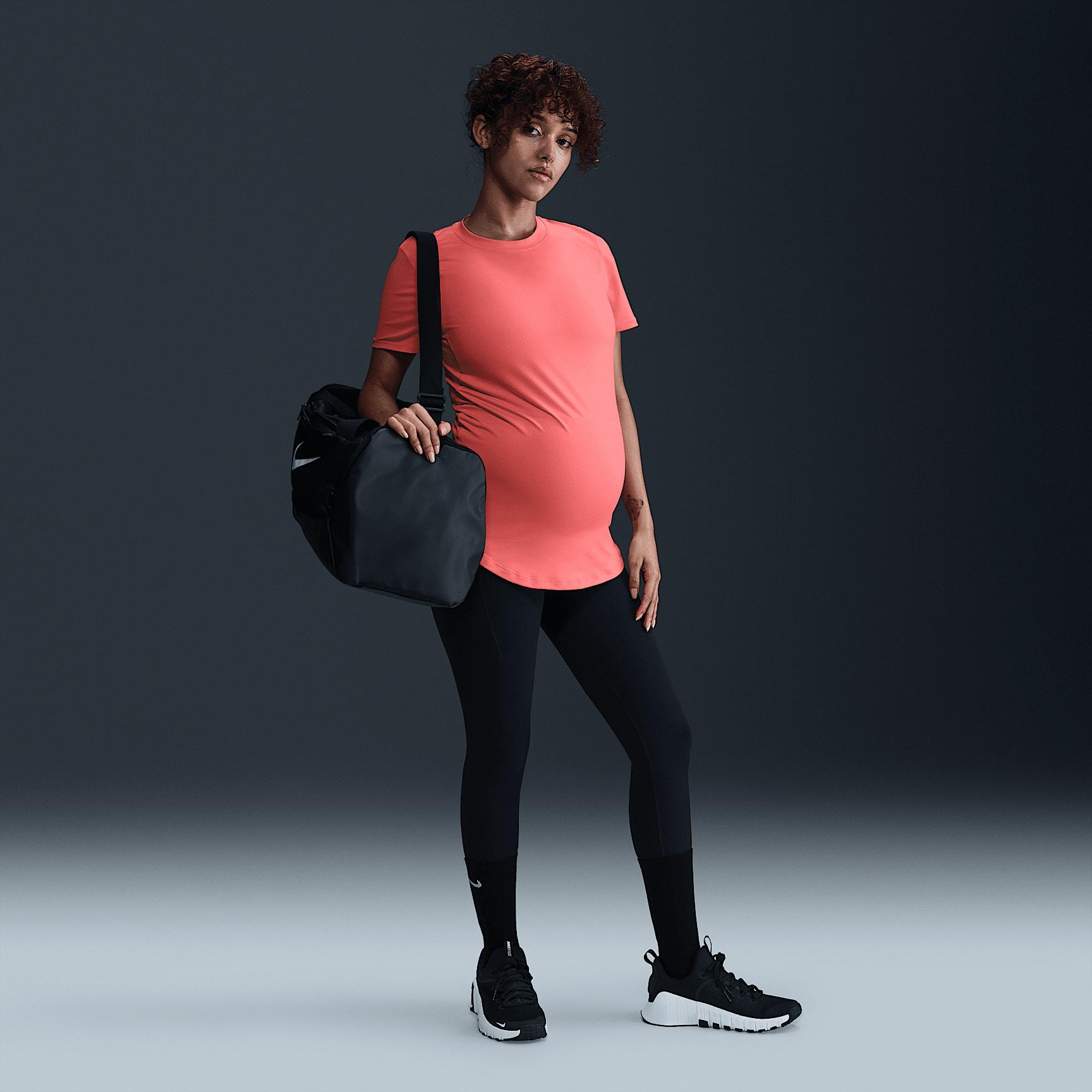 Womens Nike One Dri-FIT Slim-Fit Maternity Short-Sleeve T-Shirt Product Image
