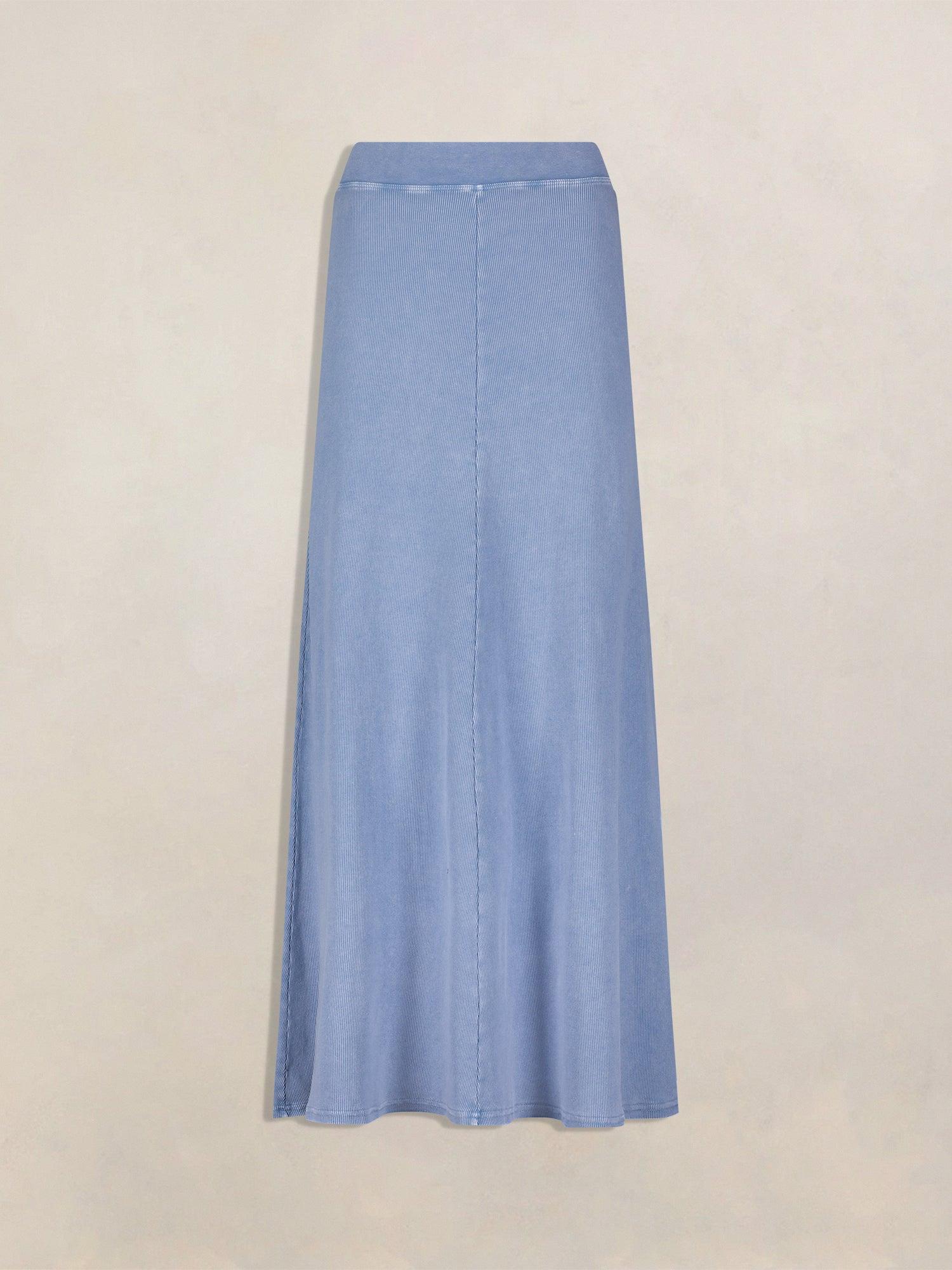 Hard Tail Ribbed Panel Maxi Skirt CS-128 Product Image