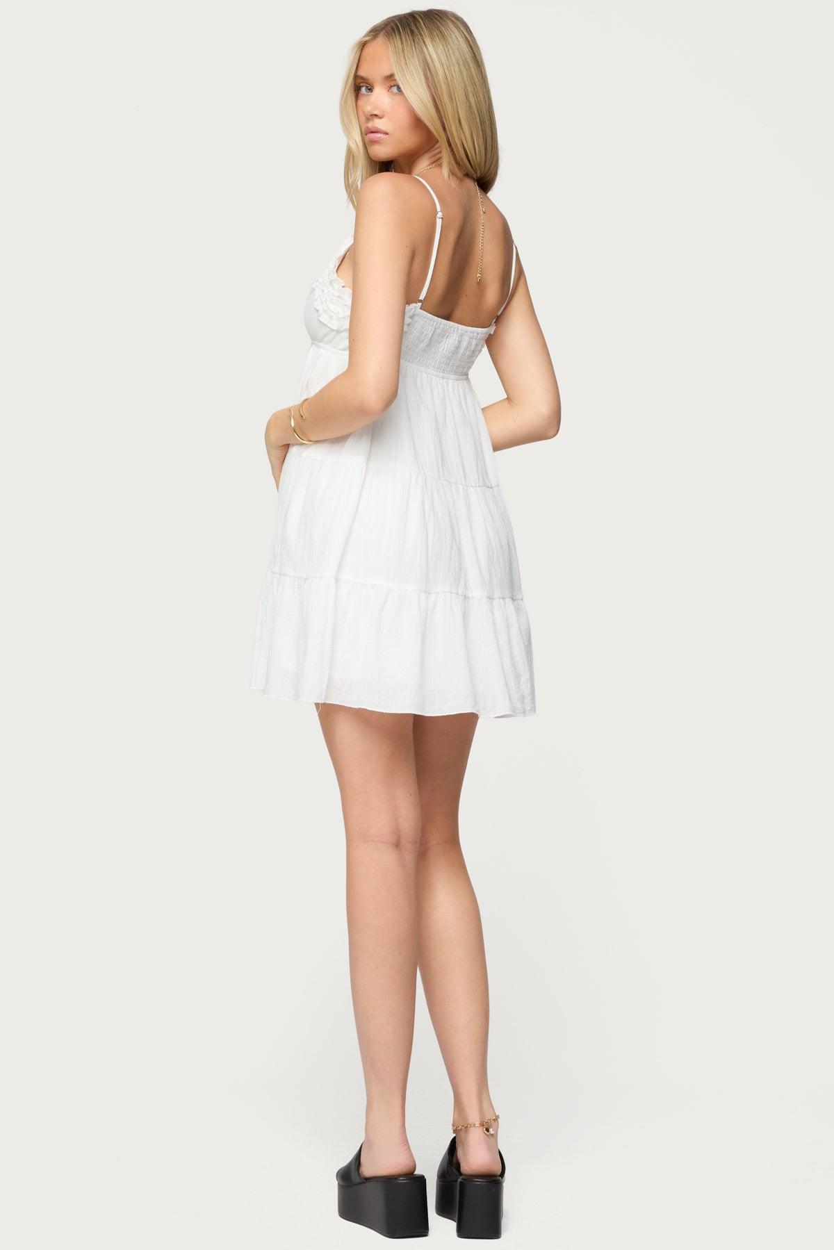 Bianca Ruffle Tiered Babydoll Dress Product Image