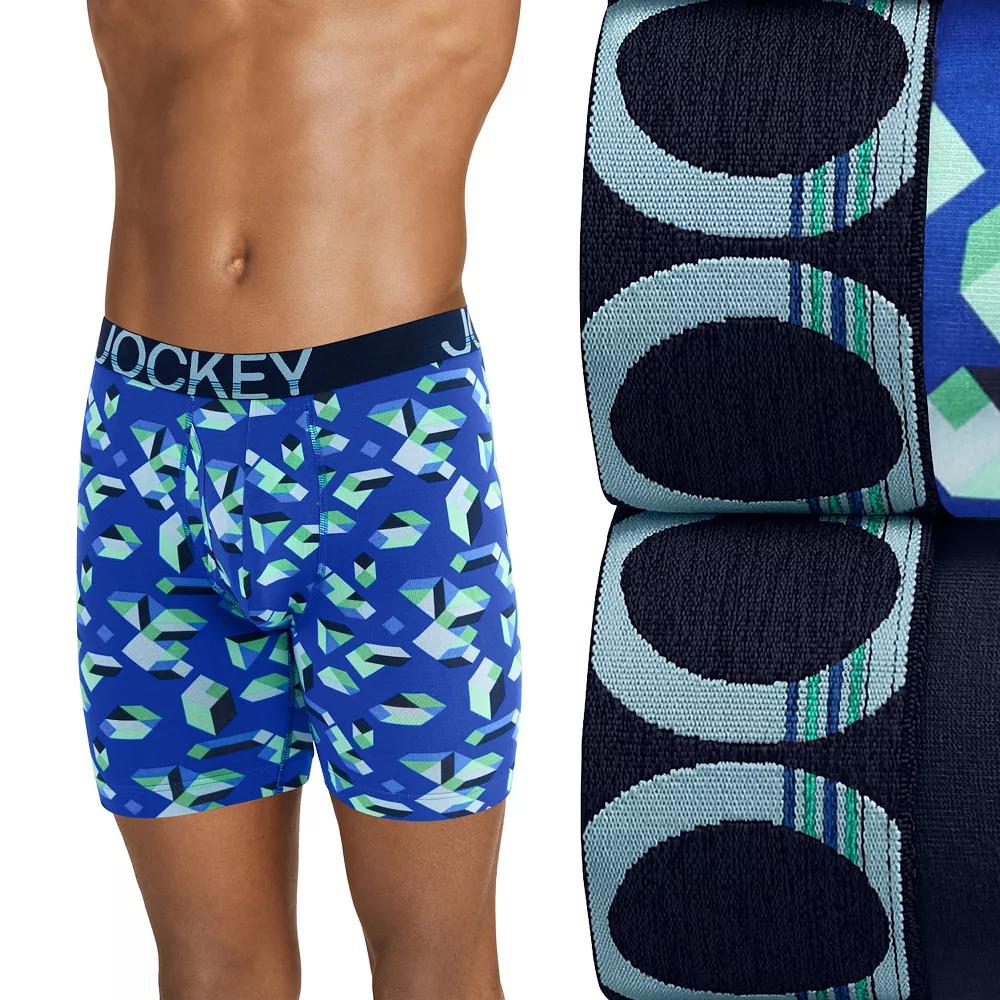 Big & Tall Jockey® 2-Pack ActiveStretch™ Midway® 7" Long-Leg Boxer Briefs, Men's,  Product Image