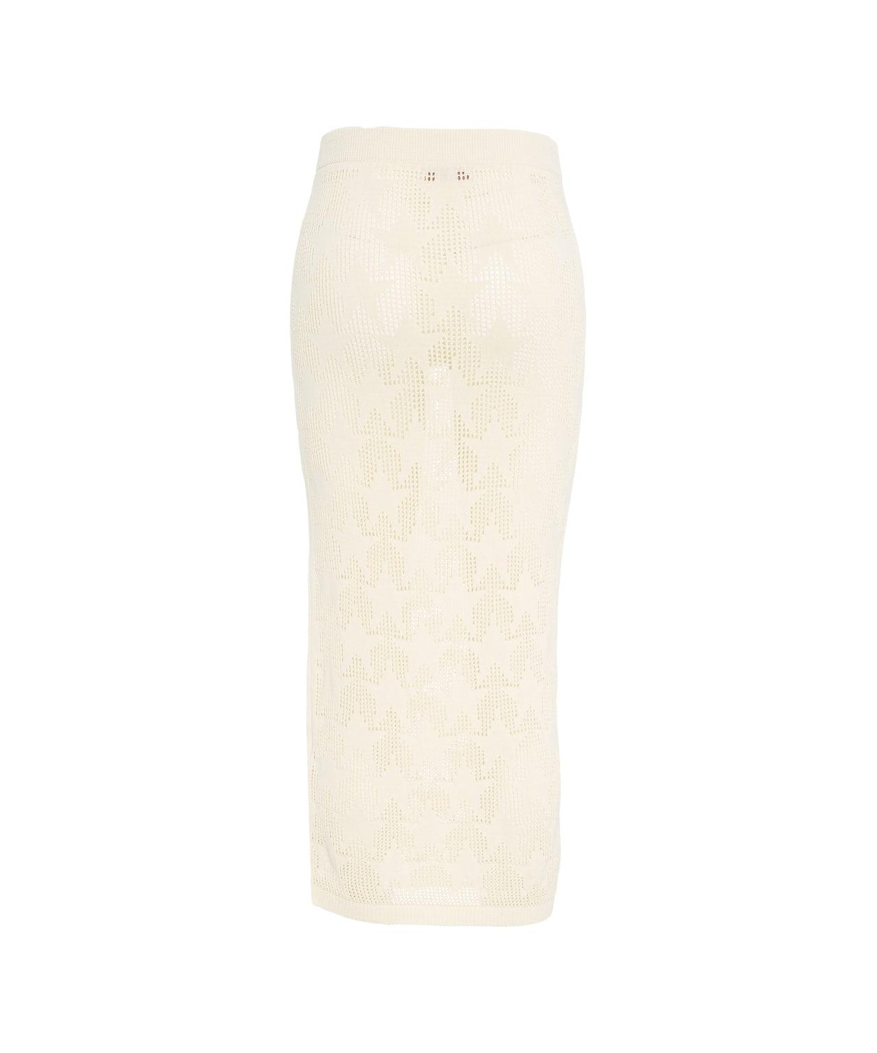 Open knit midi skirt Product Image