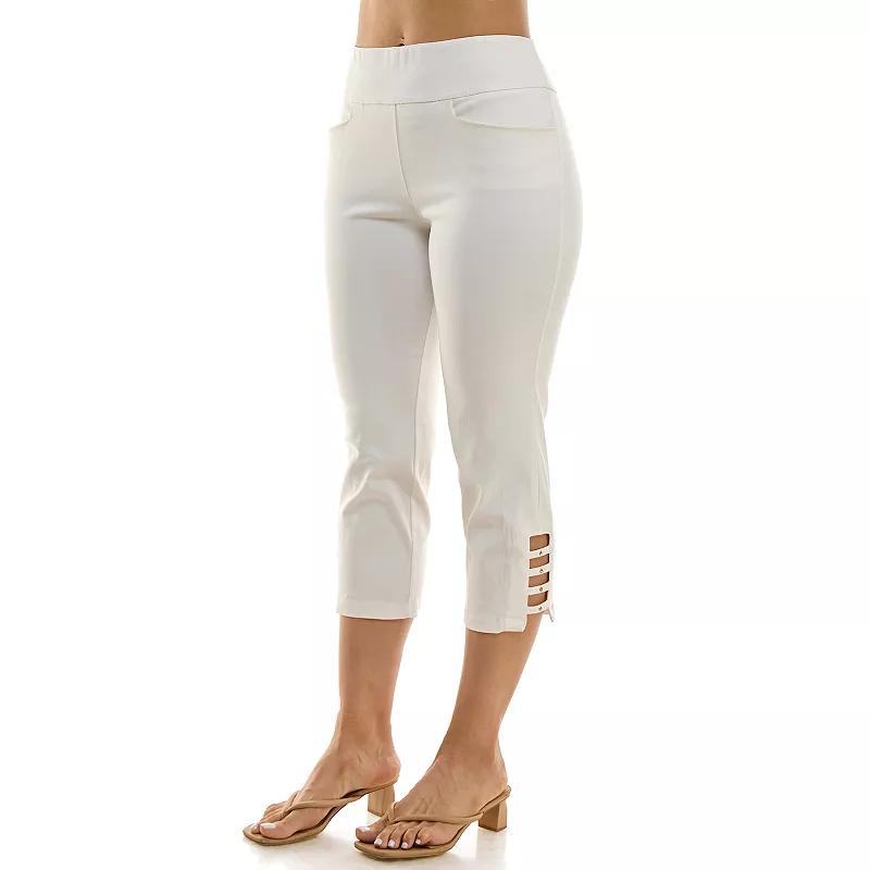 Women's Nina Leonard Pull-On Crop Pants,  Product Image