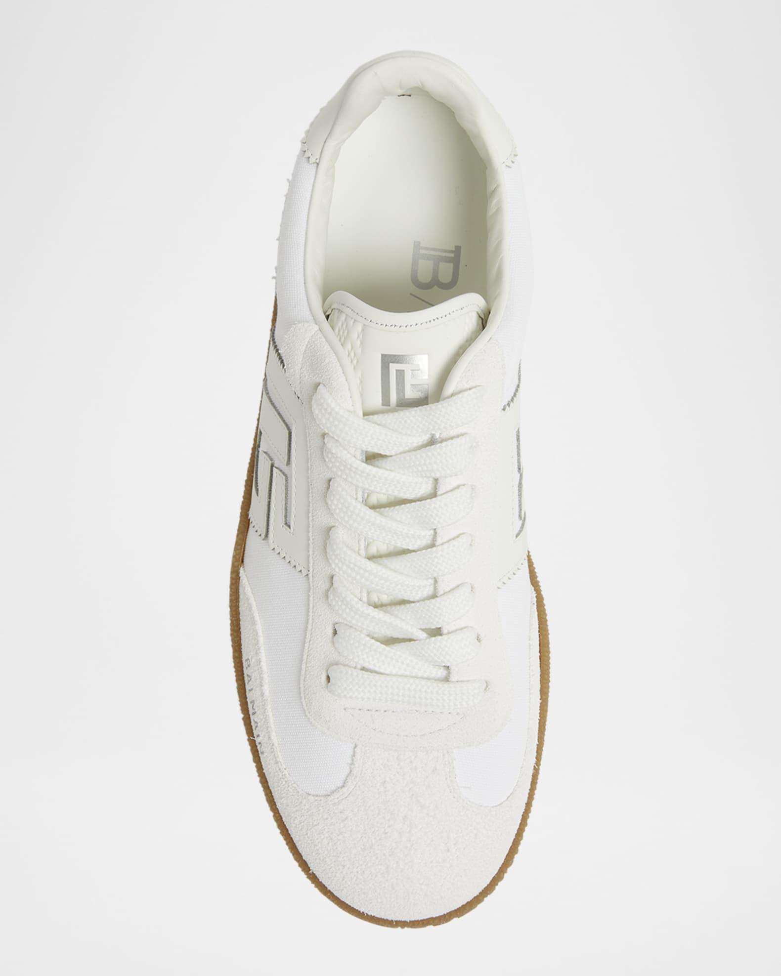 Swan Calf Suede Low-Top Sneakers Product Image