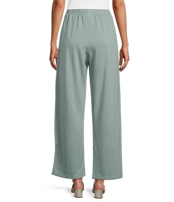 Bryn Walker Bamboo Blend French Terry Elastic Waist Travel Pants Product Image