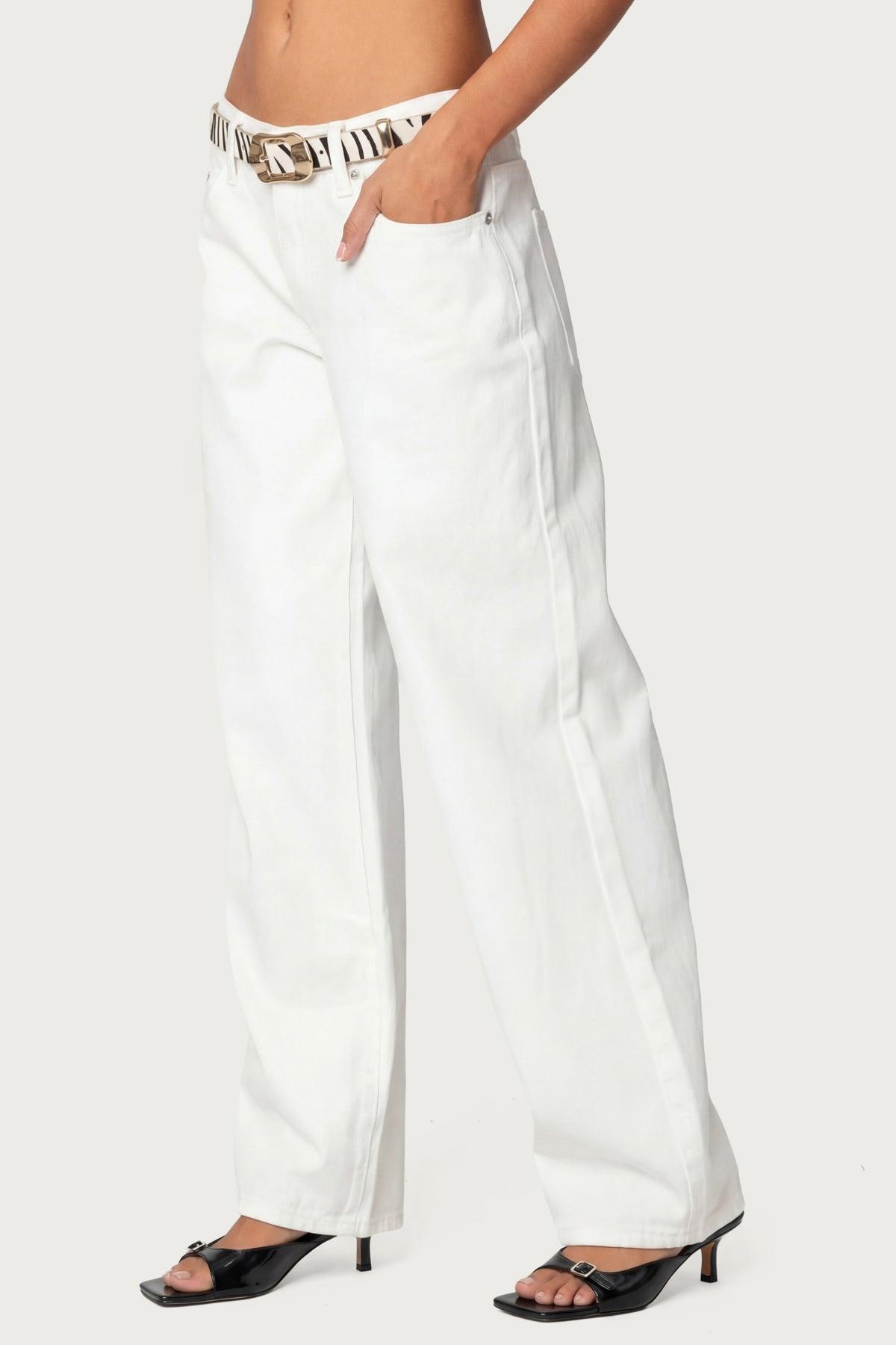 Roman Low Rise Baggy Jeans Product Image